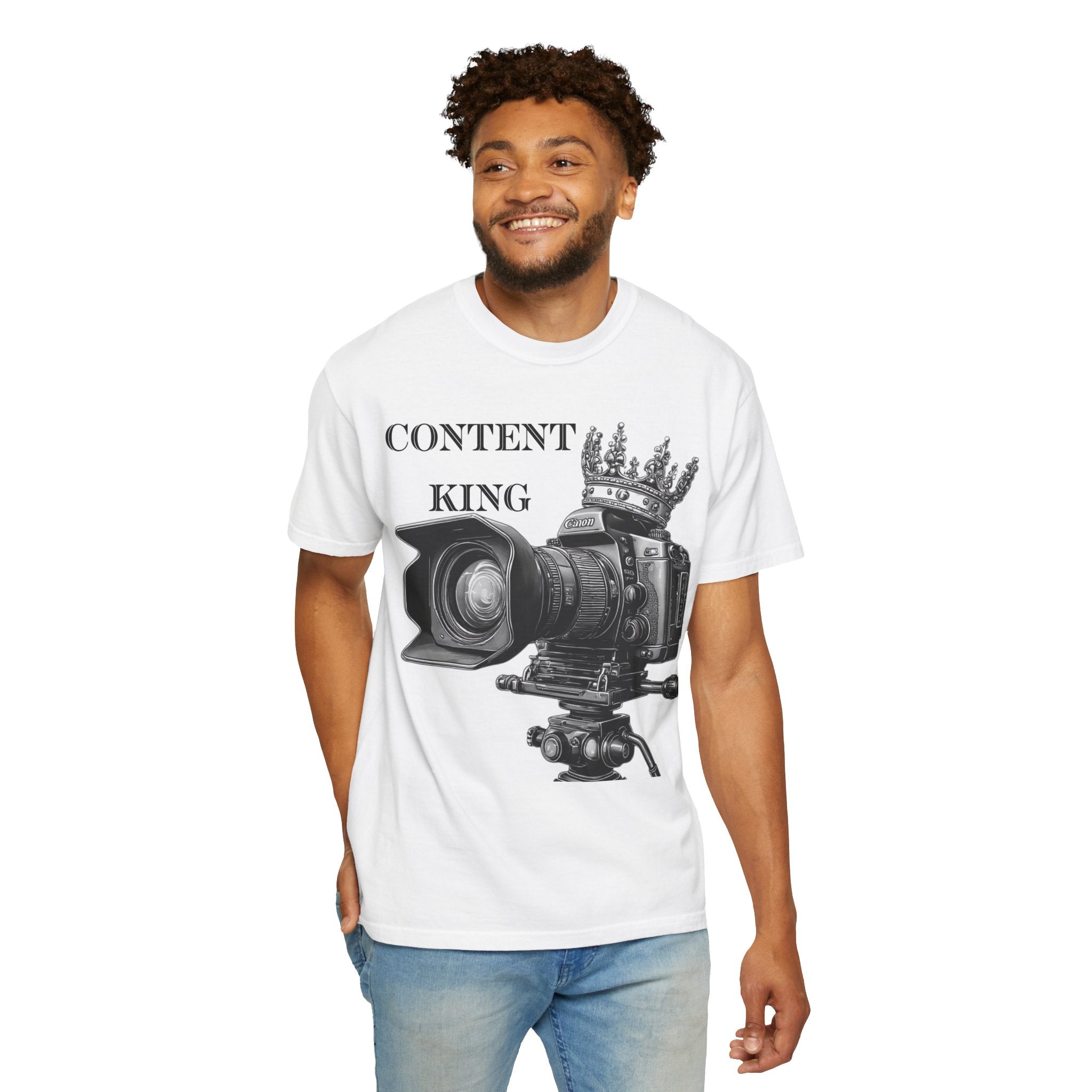 "Content King" Camera Graphic Tee