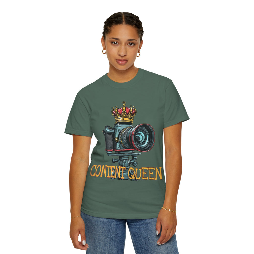 "Content Queen" Camera Graphic Tee