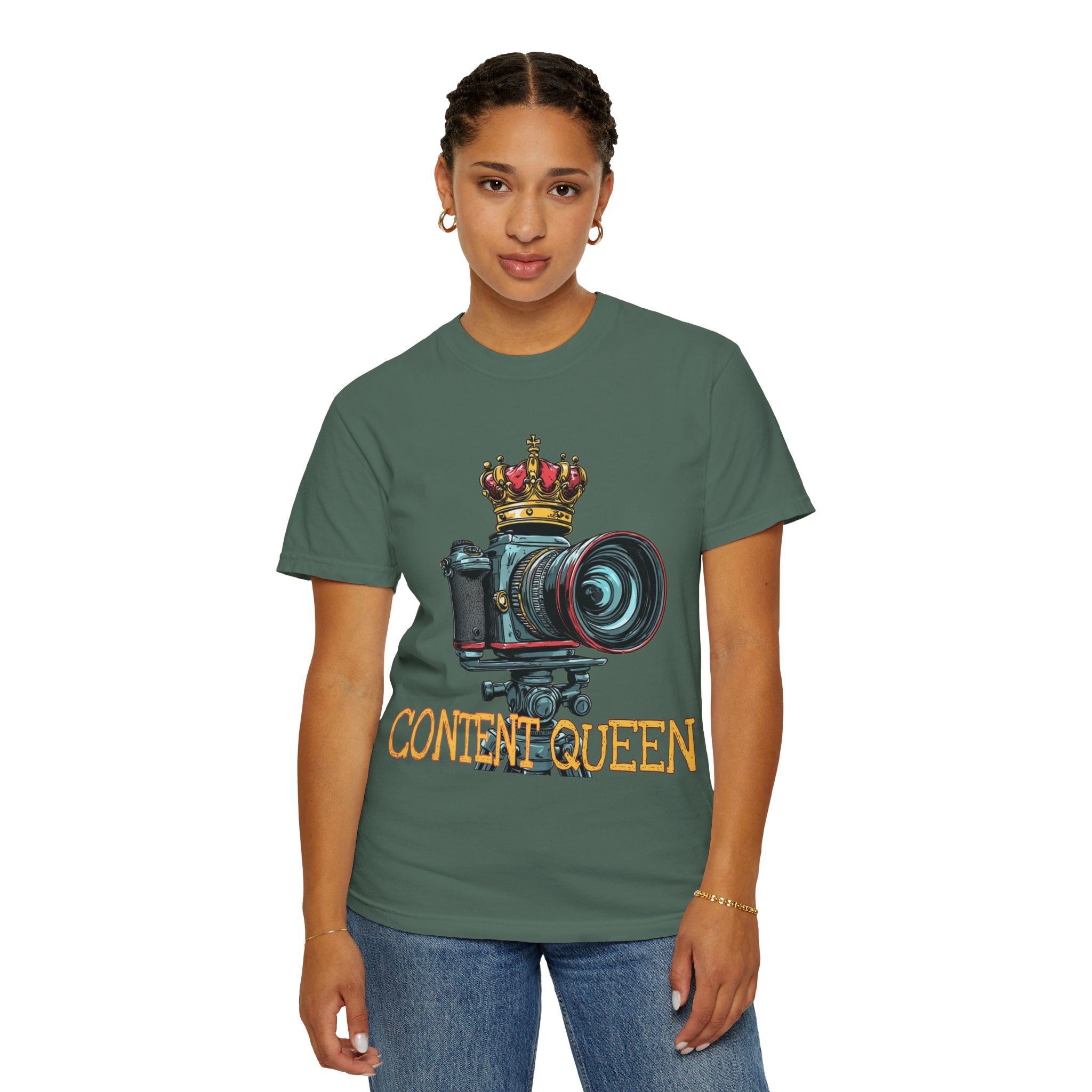 "Content Queen" Camera Graphic Tee