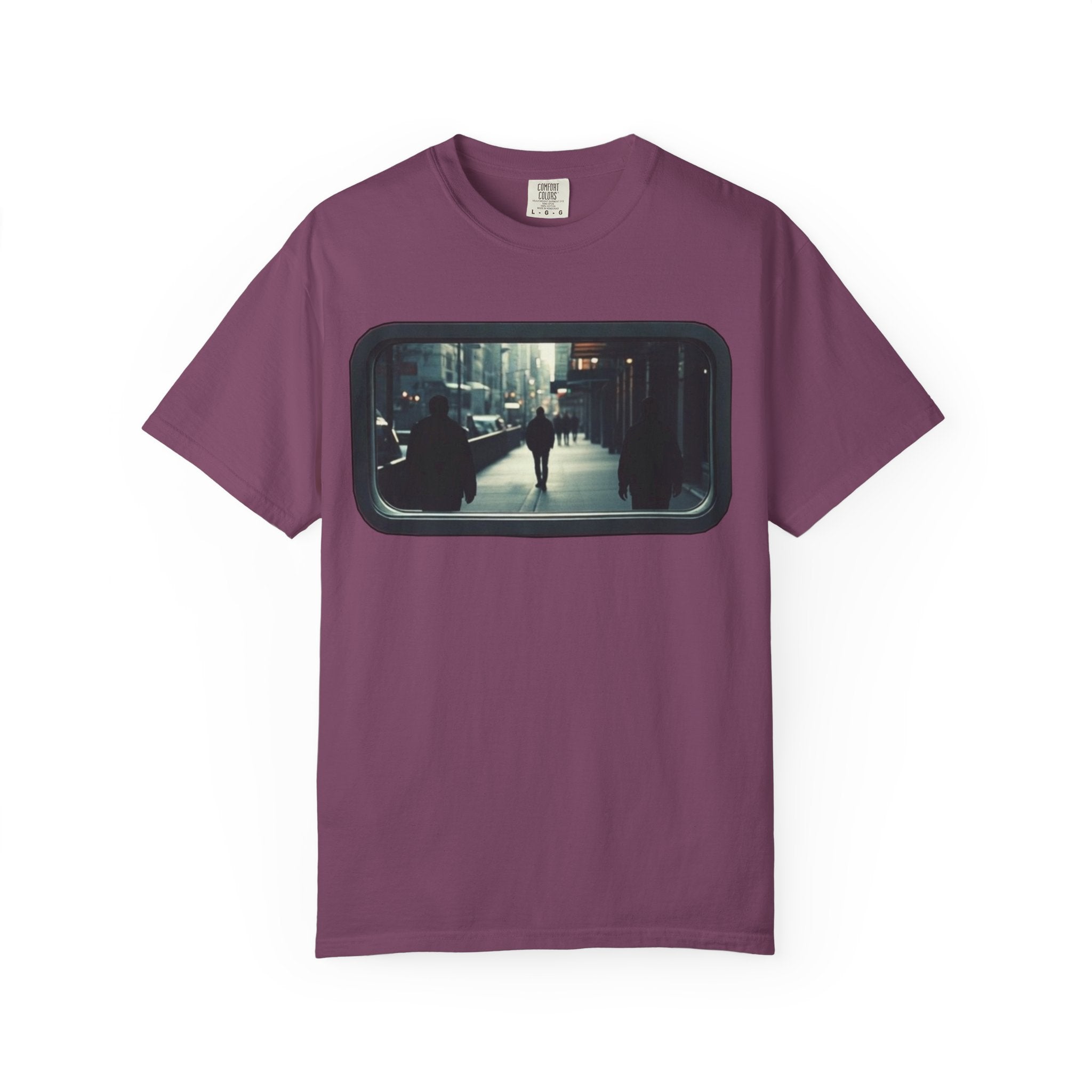 "Outside My Window" Urban Night Commuter Graphic Tee