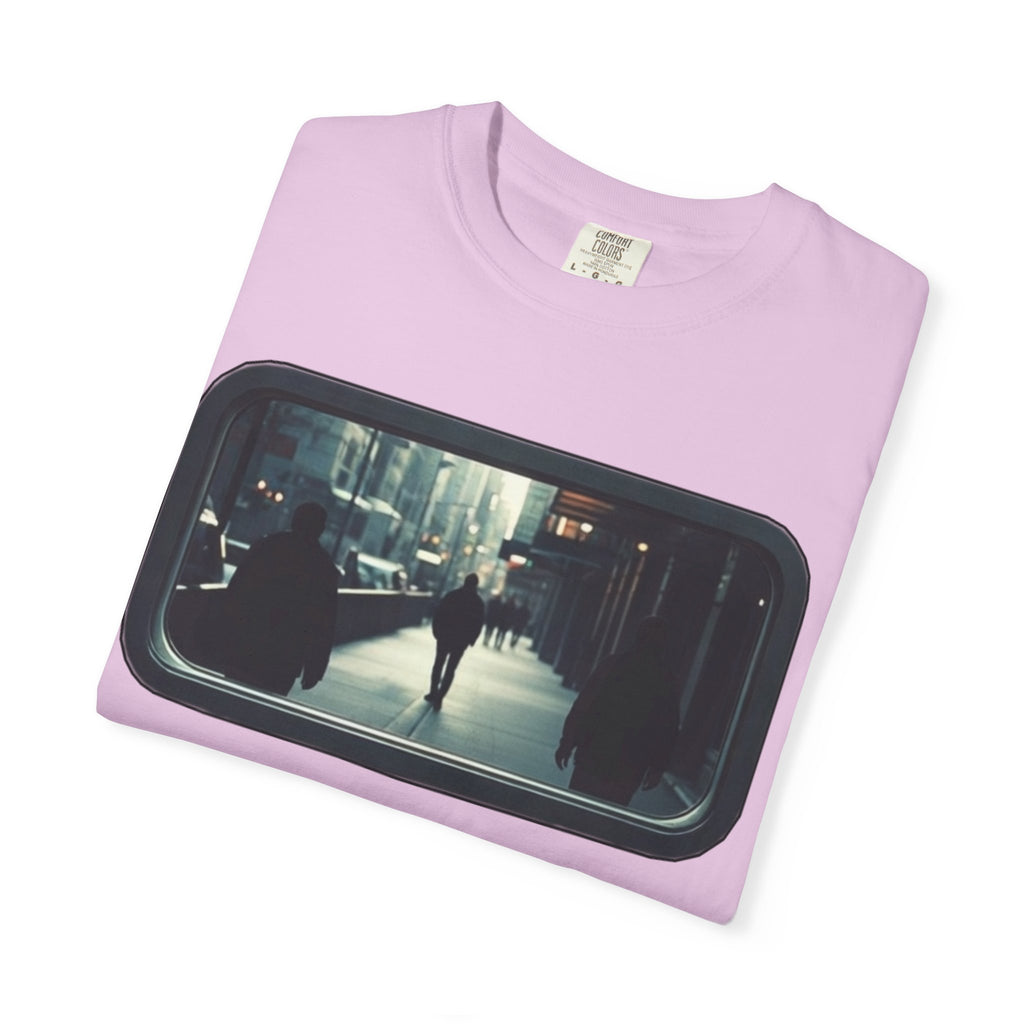 "Outside My Window" Urban Night Commuter Graphic Tee