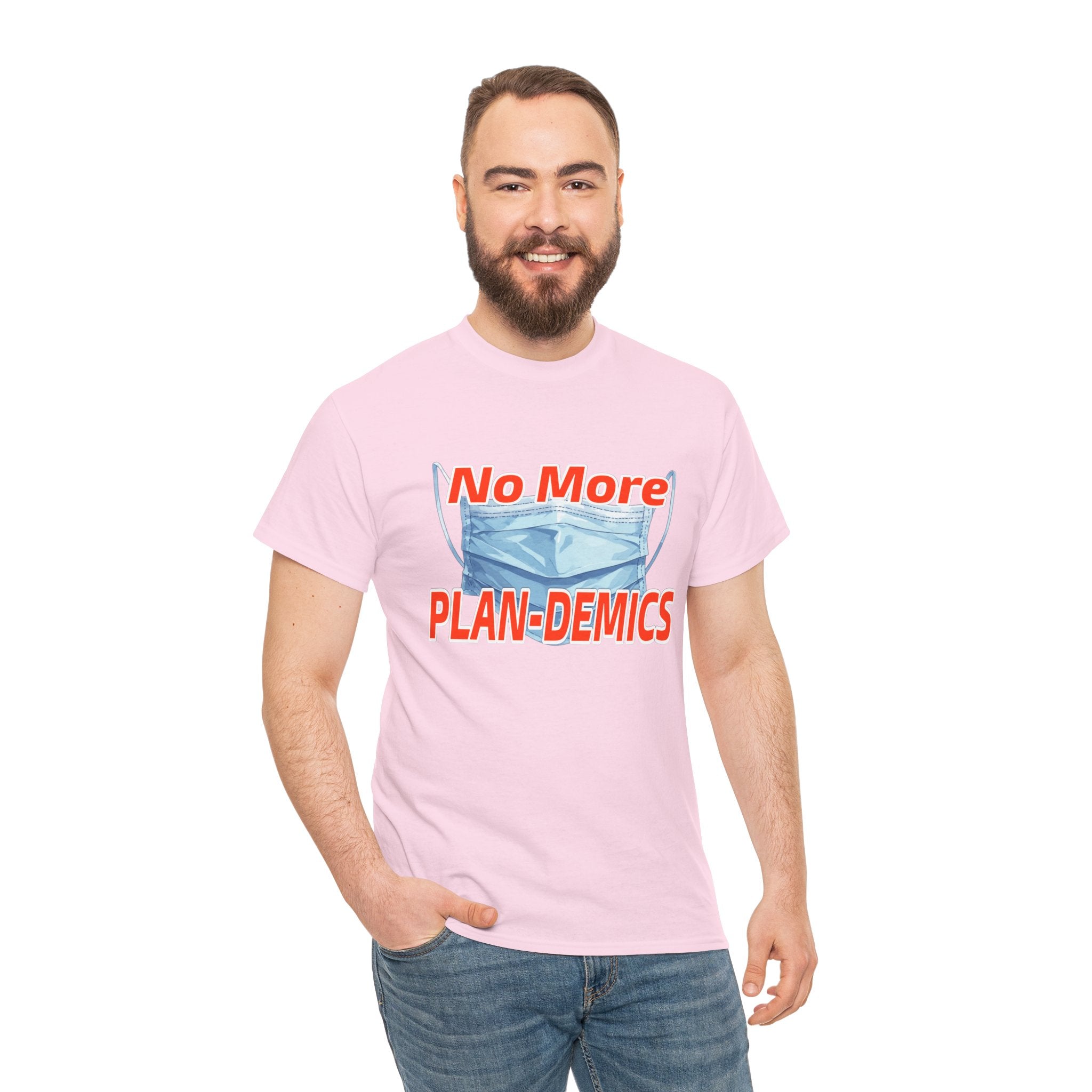 "No More PLAN-DEMICS" Mask Protest Graphic Tee