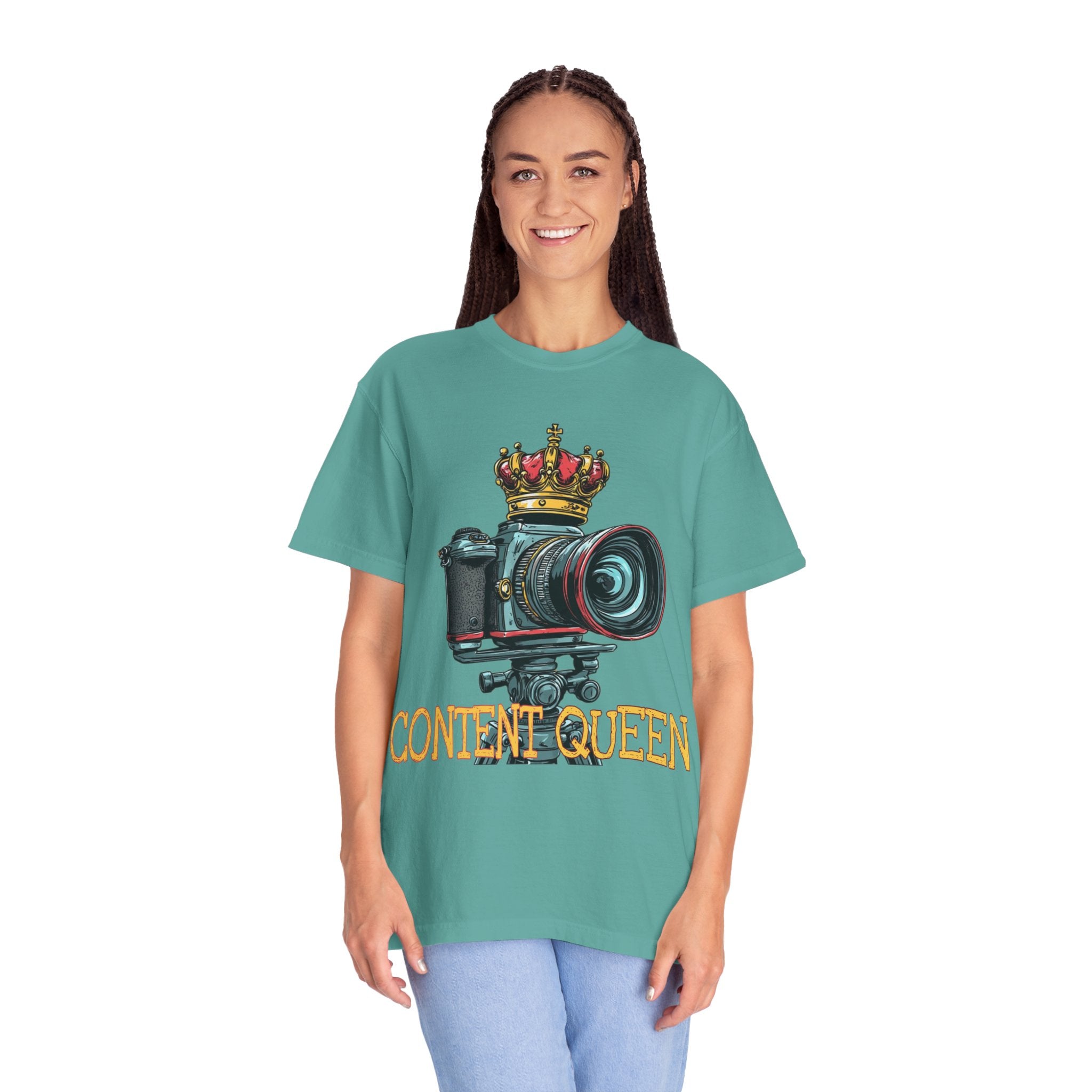 "Content Queen" Camera Graphic Tee