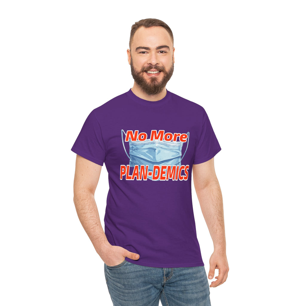"No More PLAN-DEMICS" Mask Protest Graphic Tee