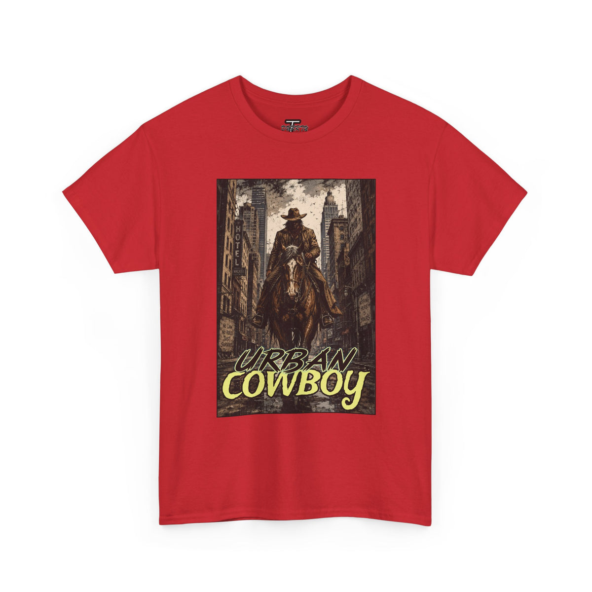 "Urban Cowboy" Retro City Cowboy Graphic Tee