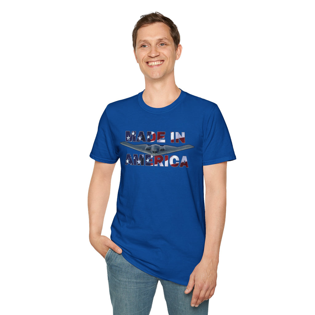 "Made In America" B2 Bomber America 250 Graphic Tee