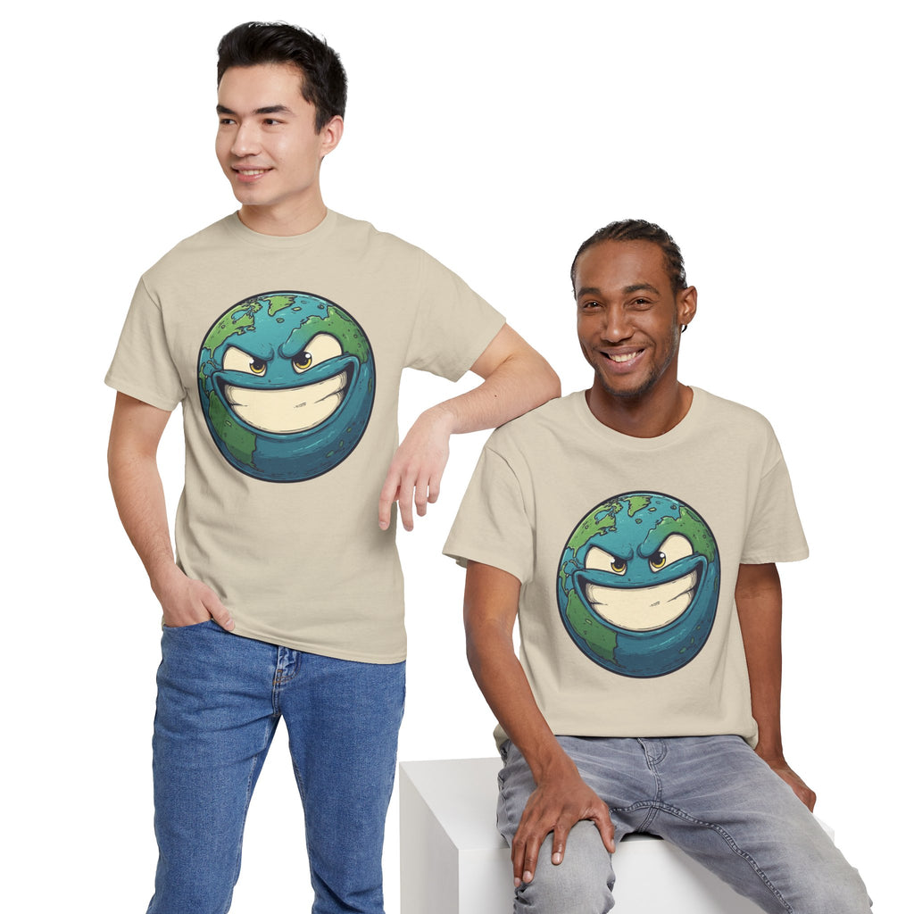 "Smirking Earth" Graphic Tee
