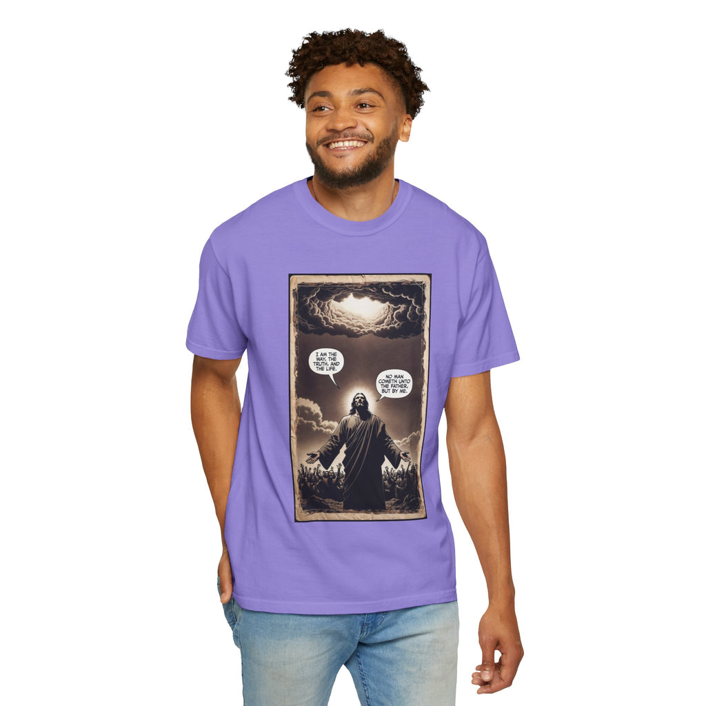 Jesus Comic Panel "I Am The Way" Graphic Tee