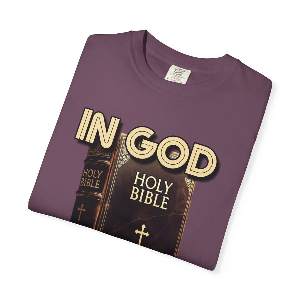 "In God We Trust" Faith Graphic Tee