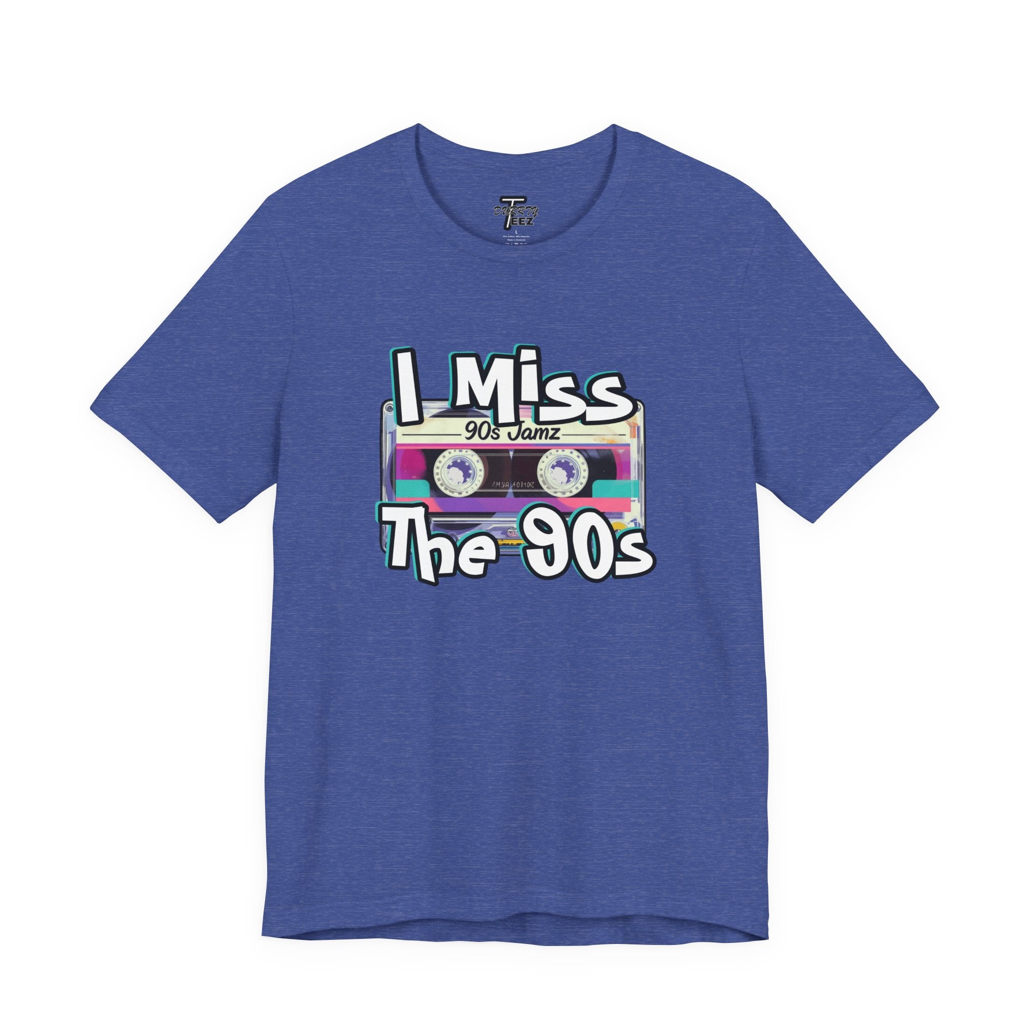 "I Miss The 90s" Retro Cassette Nostalgia Graphic Tee