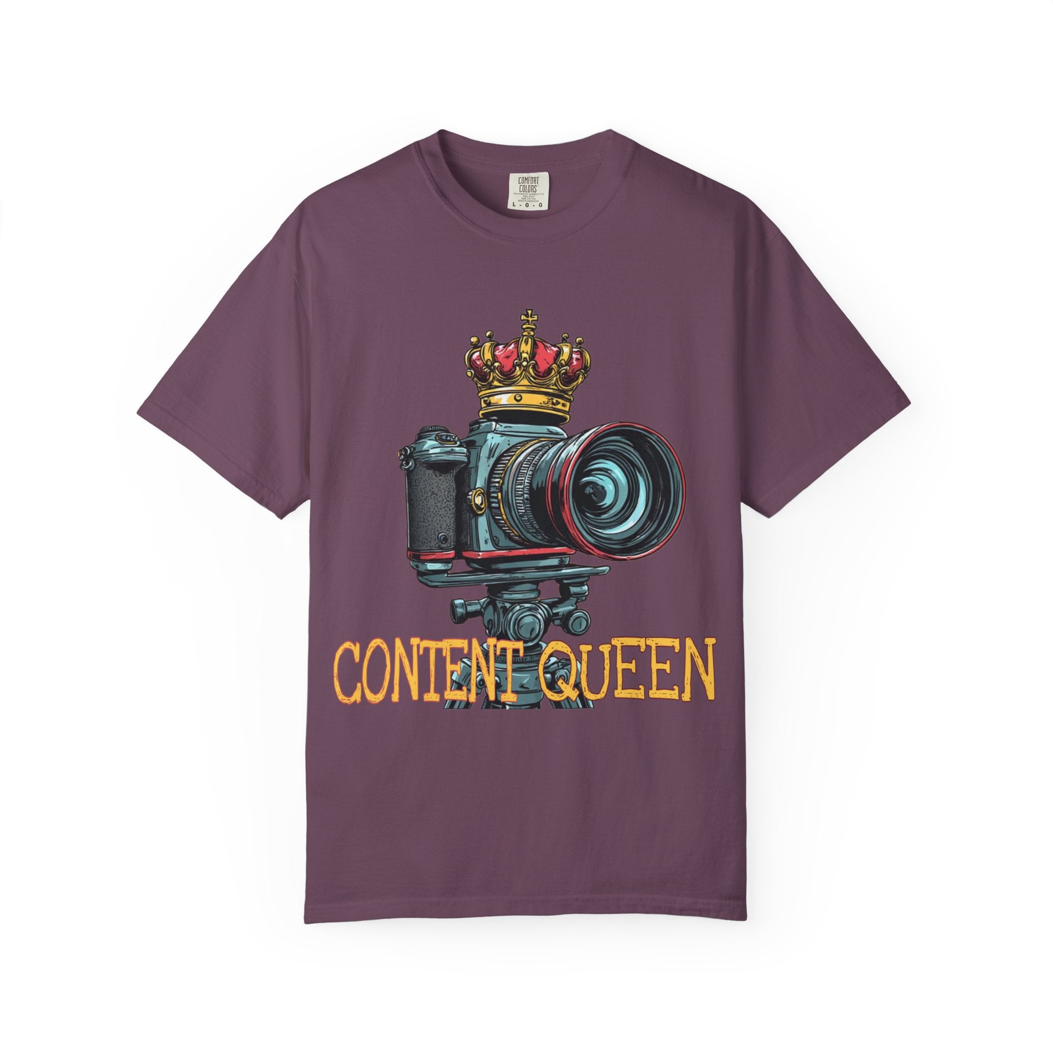 "Content Queen" Camera Graphic Tee