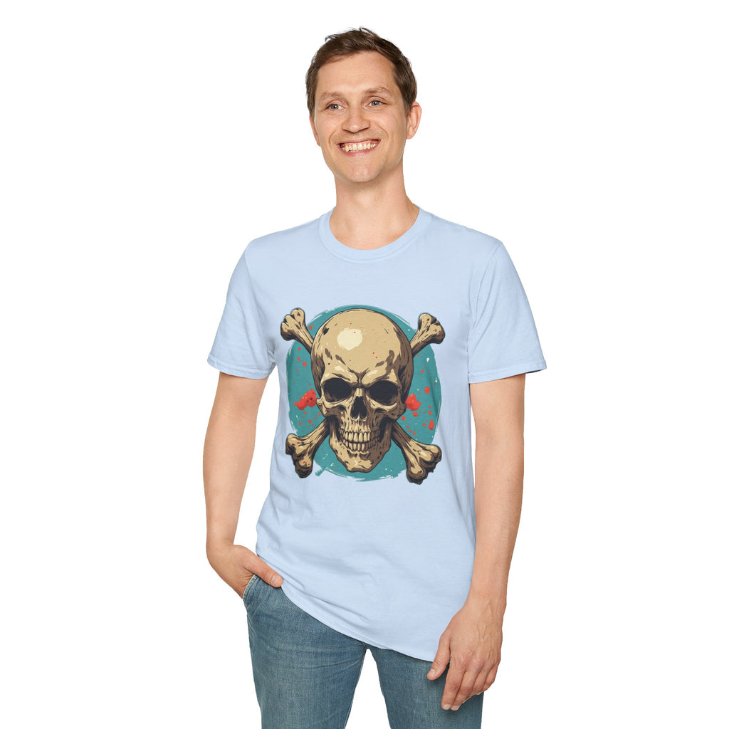 "Skull & Crossbones" Retro Pirate Skull Graphic Tee