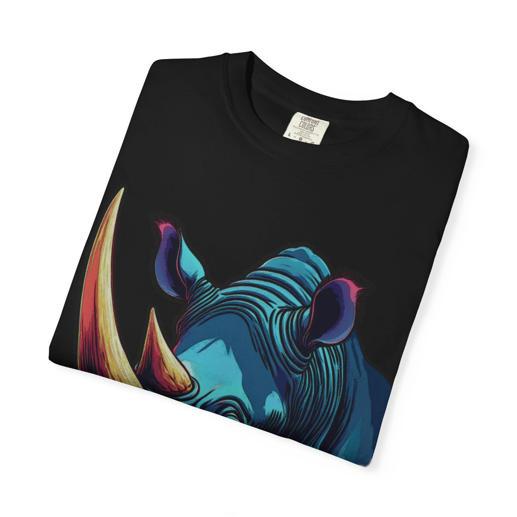 "Rhino Head" Graphic T-Shirt — Bold Animal