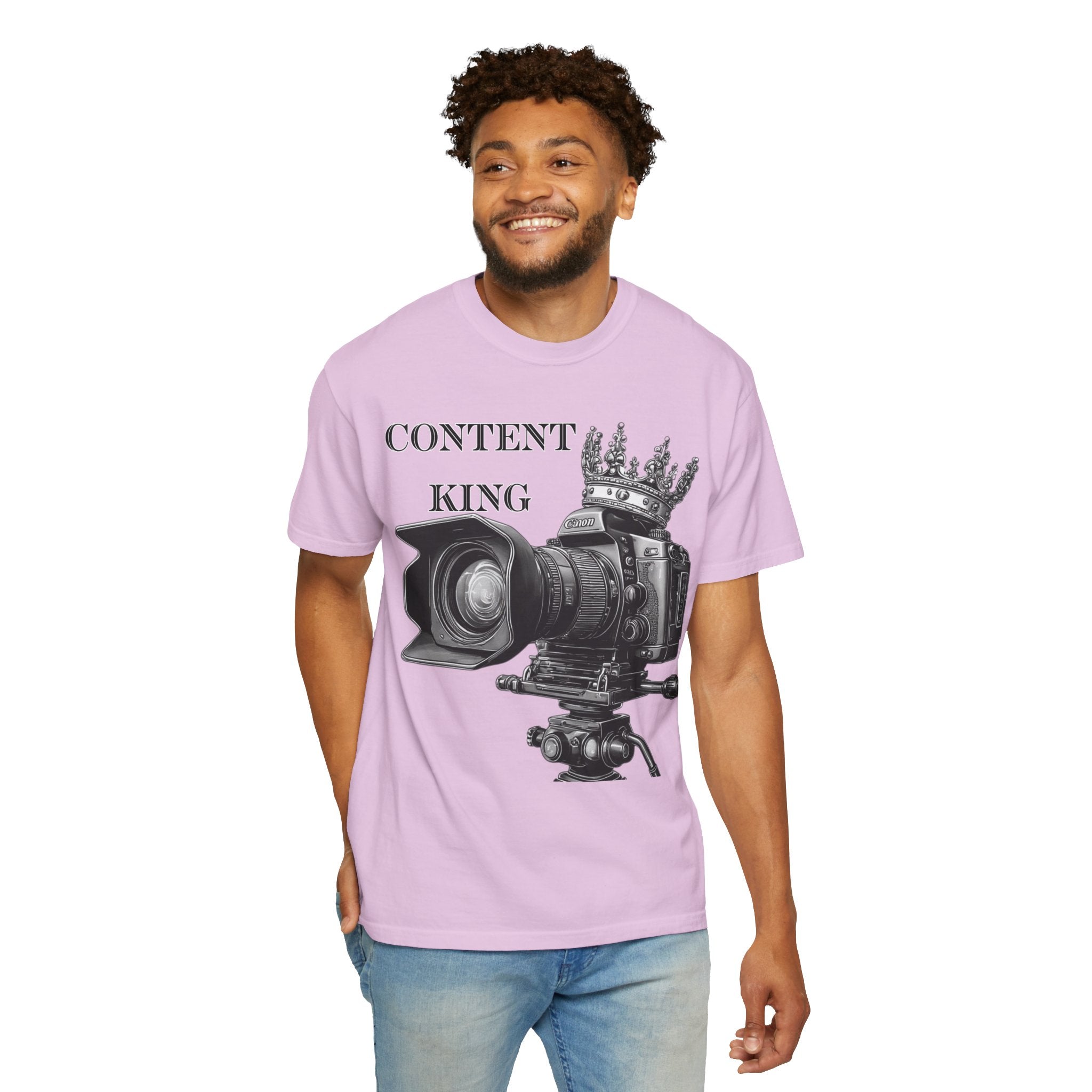 "Content King" Camera Graphic Tee