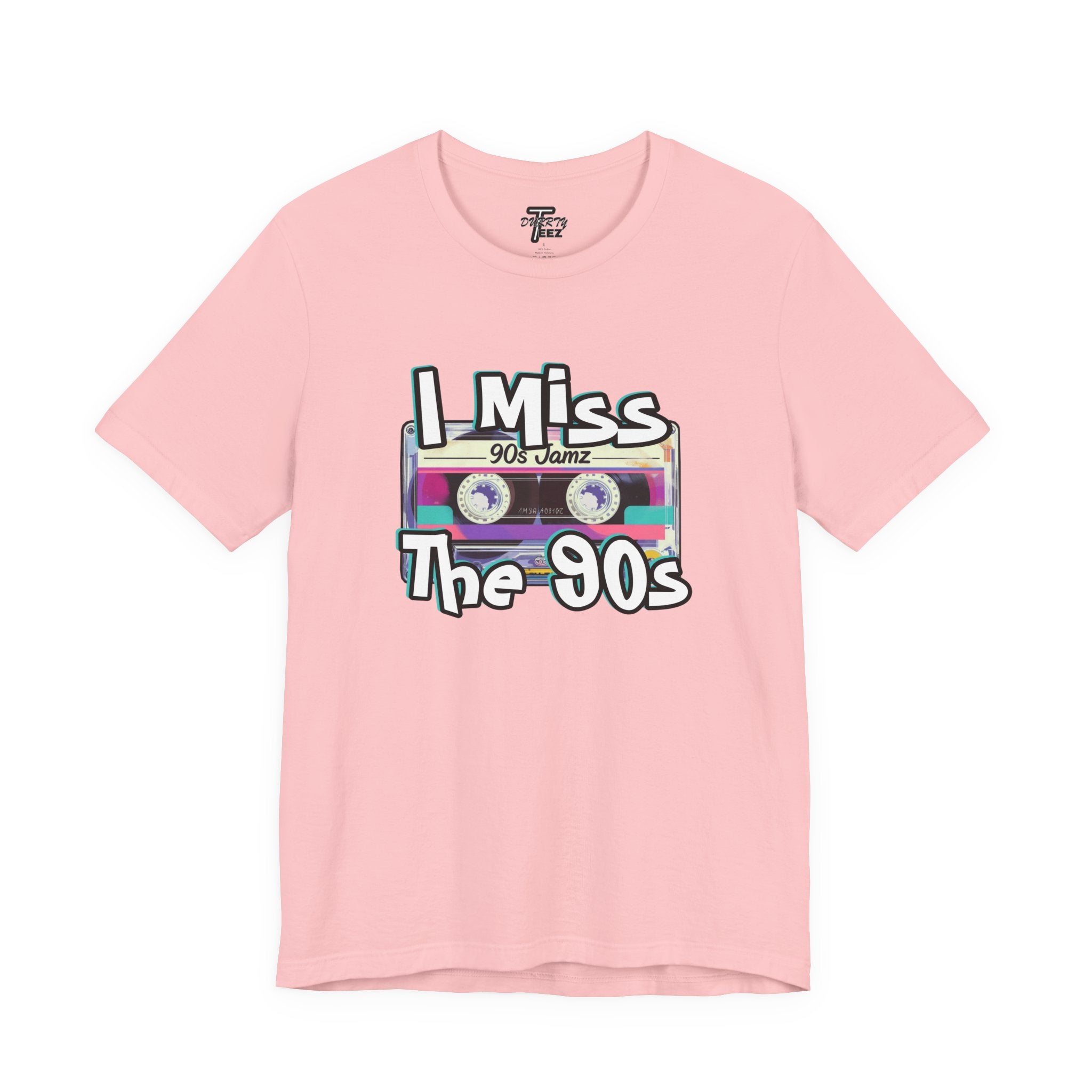 "I Miss The 90s" Retro Cassette Nostalgia Graphic Tee