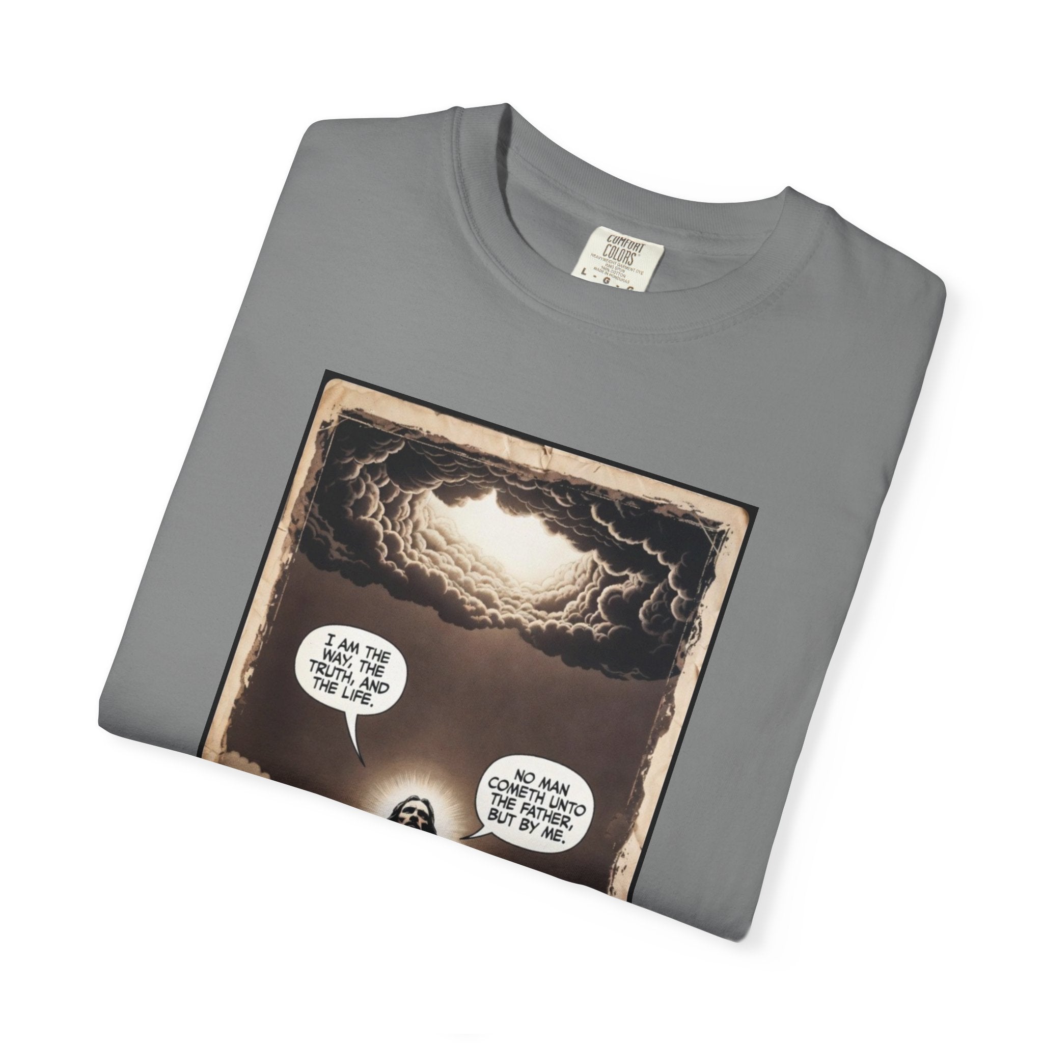 Jesus Comic Panel "I Am The Way" Graphic Tee