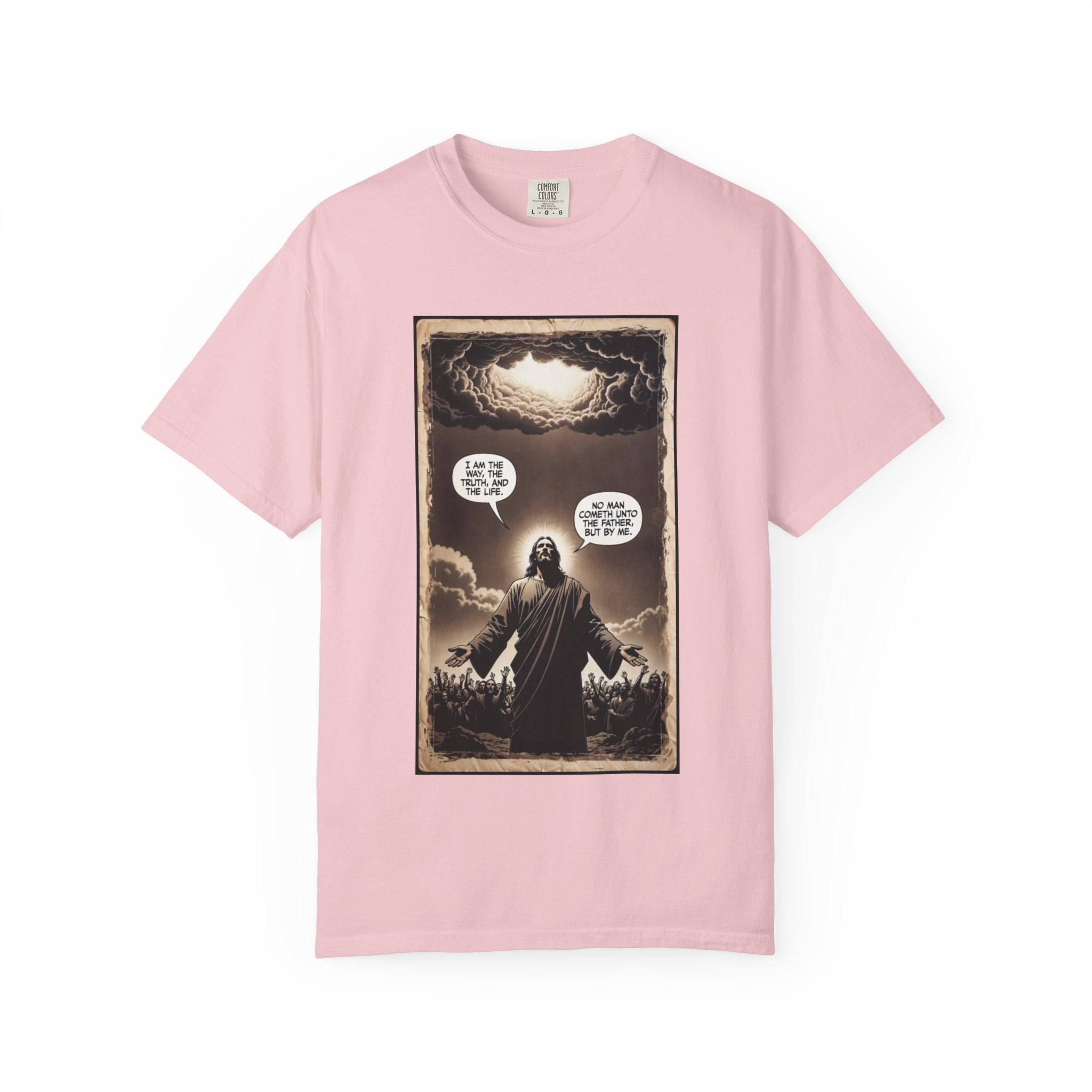 Jesus Comic Panel "I Am The Way" Graphic Tee