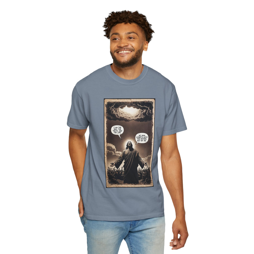 Jesus Comic Panel "I Am The Way" Graphic Tee