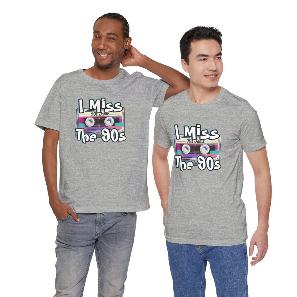 "I Miss The 90s" Retro Cassette Nostalgia Graphic Tee