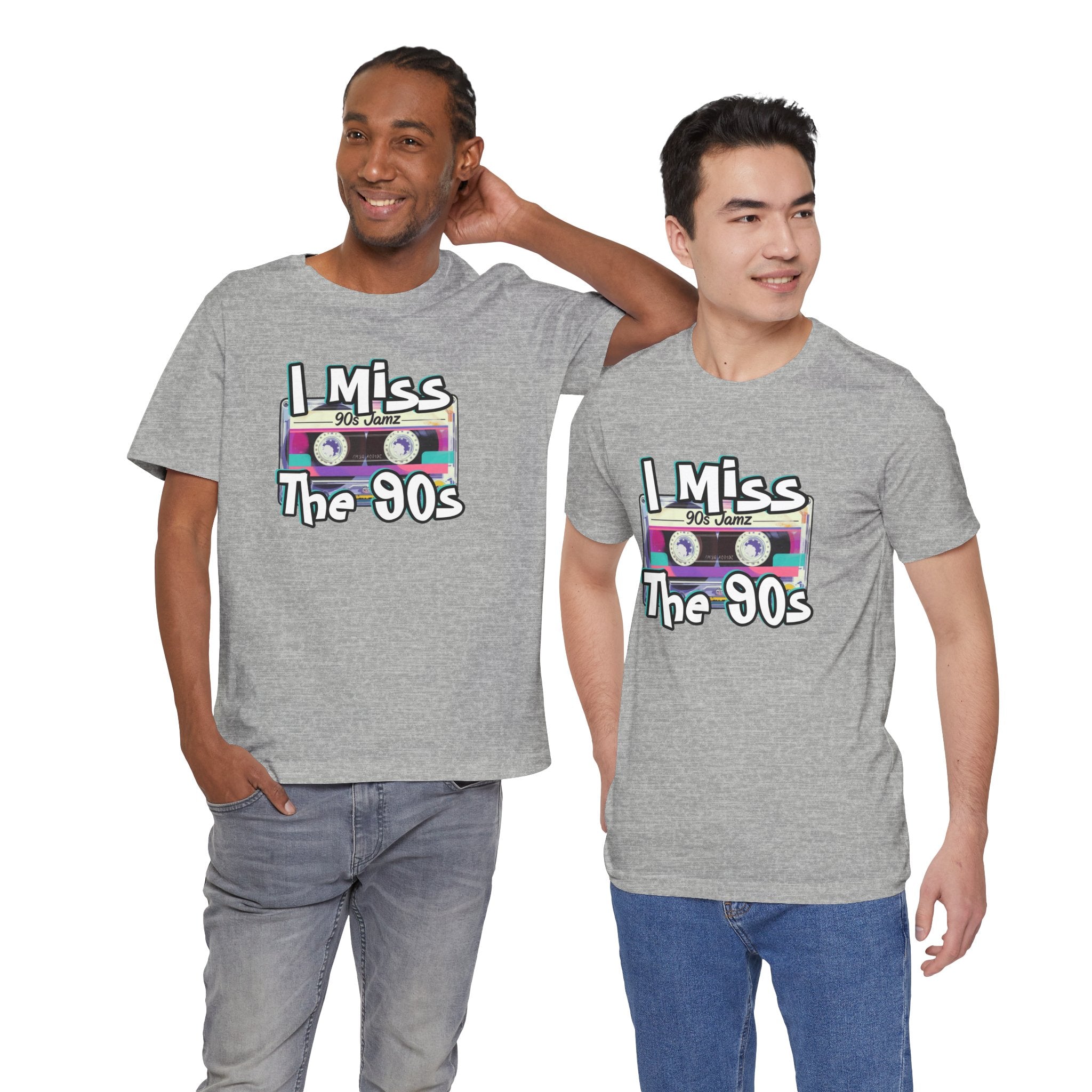 "I Miss The 90s" Retro Cassette Nostalgia Graphic Tee