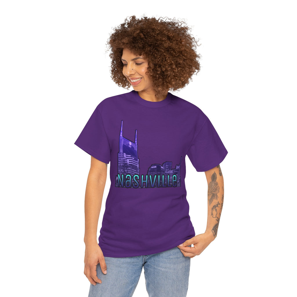 "Nashville Skyline" - Nashville Tennessee Graphic Tee