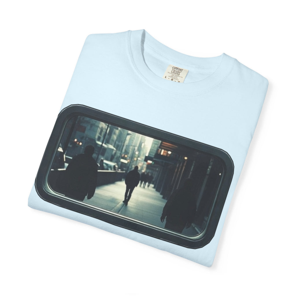 "Outside My Window" Urban Night Commuter Graphic Tee