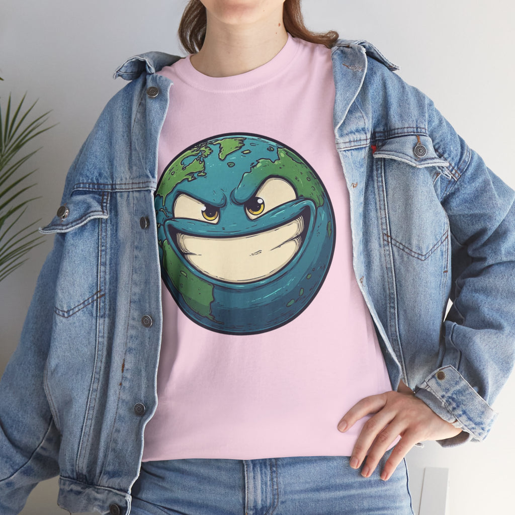 "Smirking Earth" Graphic Tee