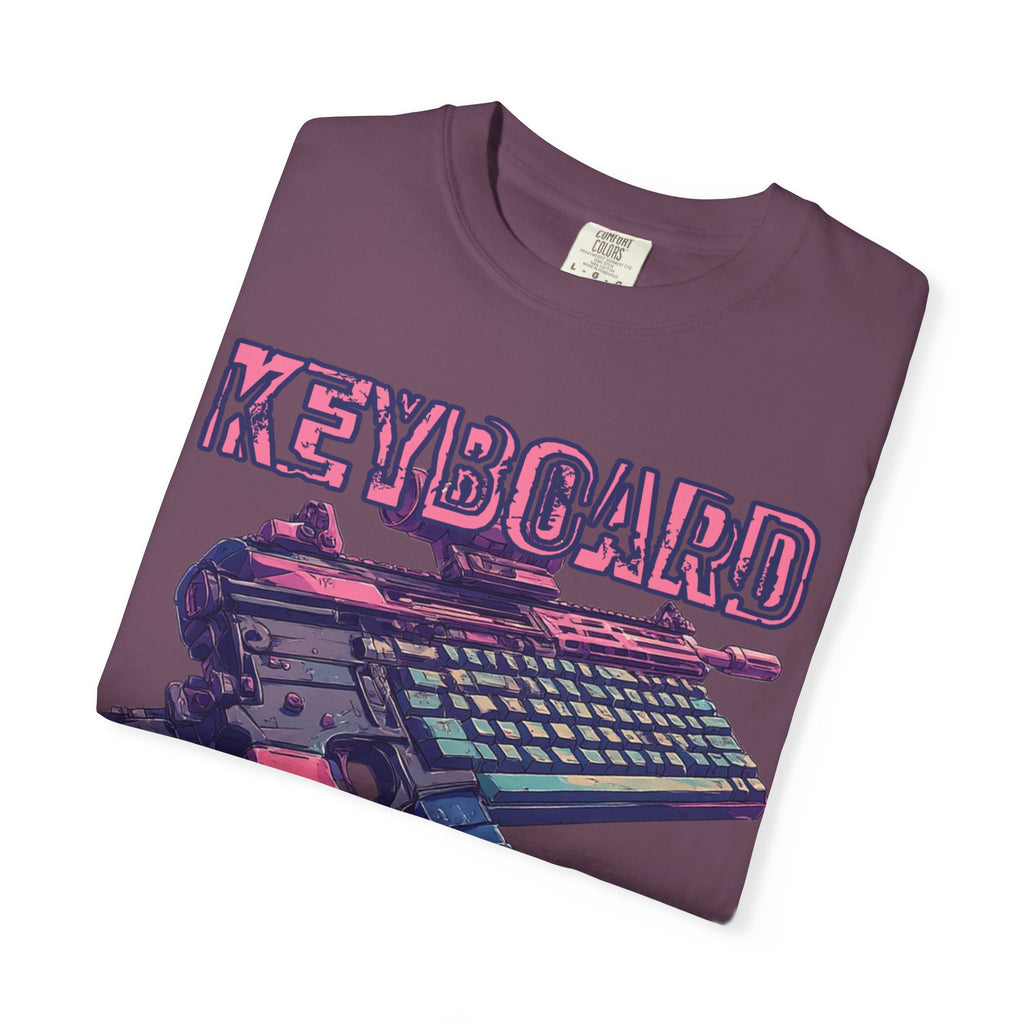 "Keyboard Warrior" Pink Graphic Tee