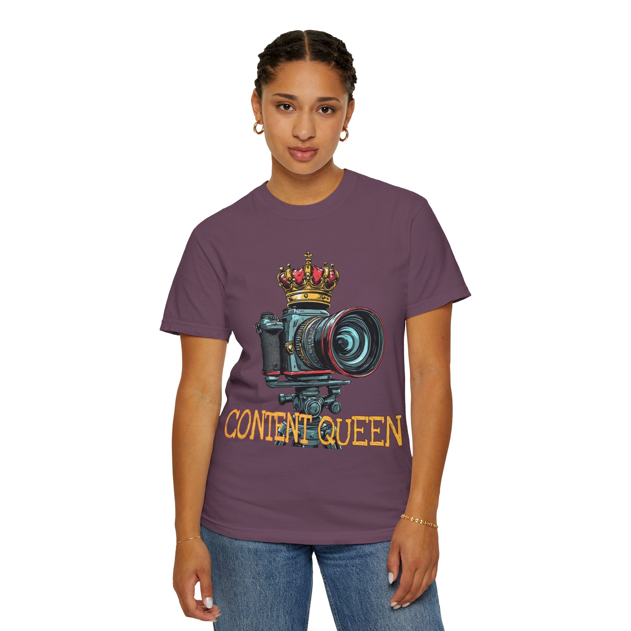 "Content Queen" Camera Graphic Tee