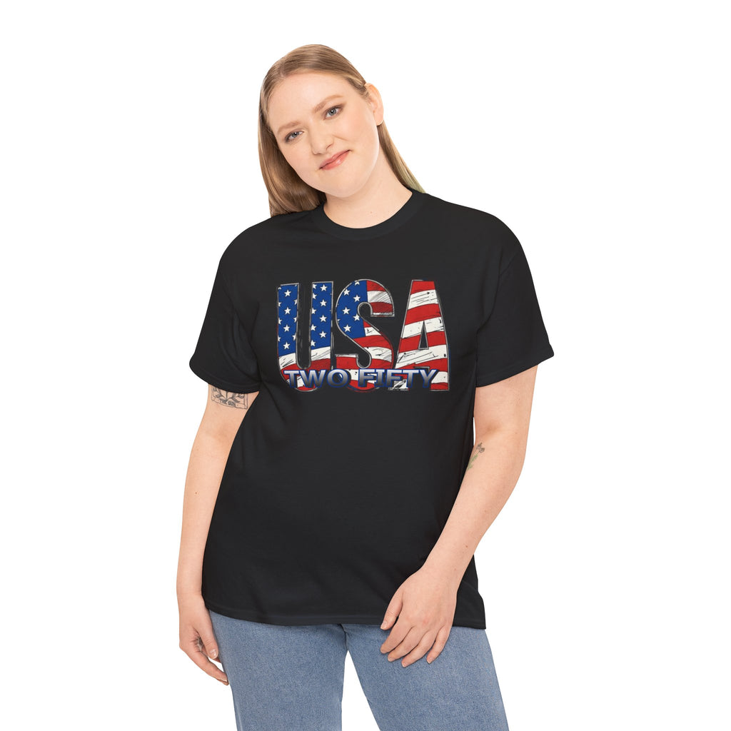 "USA Two Fifty" – 250 Years Patriotic America Graphic Tee