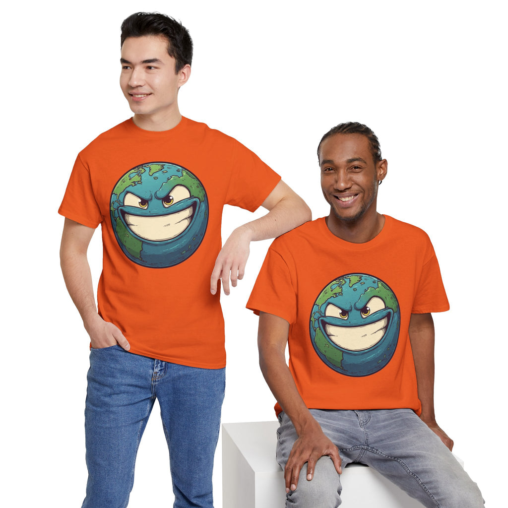 "Smirking Earth" Graphic Tee