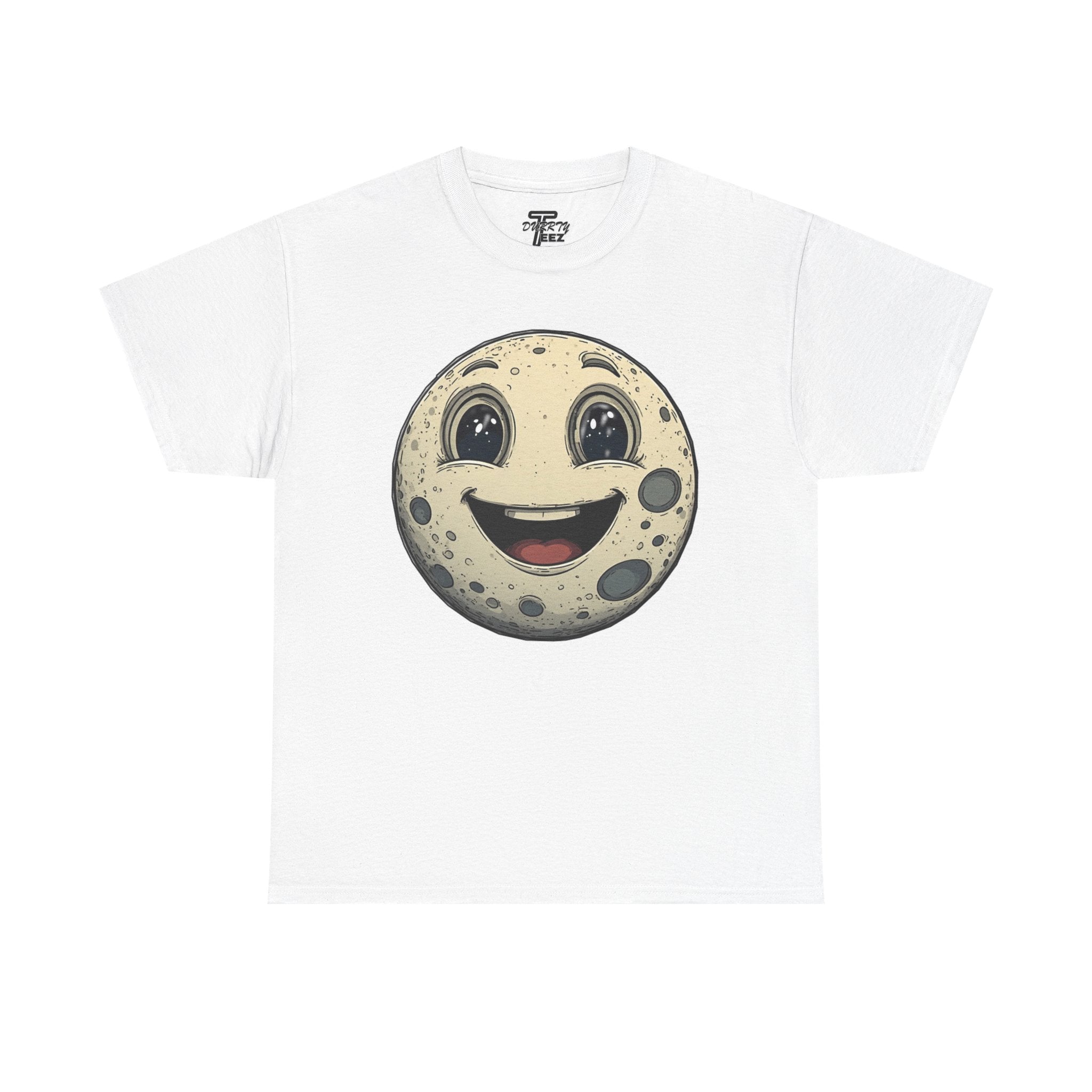 Happy Moonface T-Shirt — Cute Vintage Moon