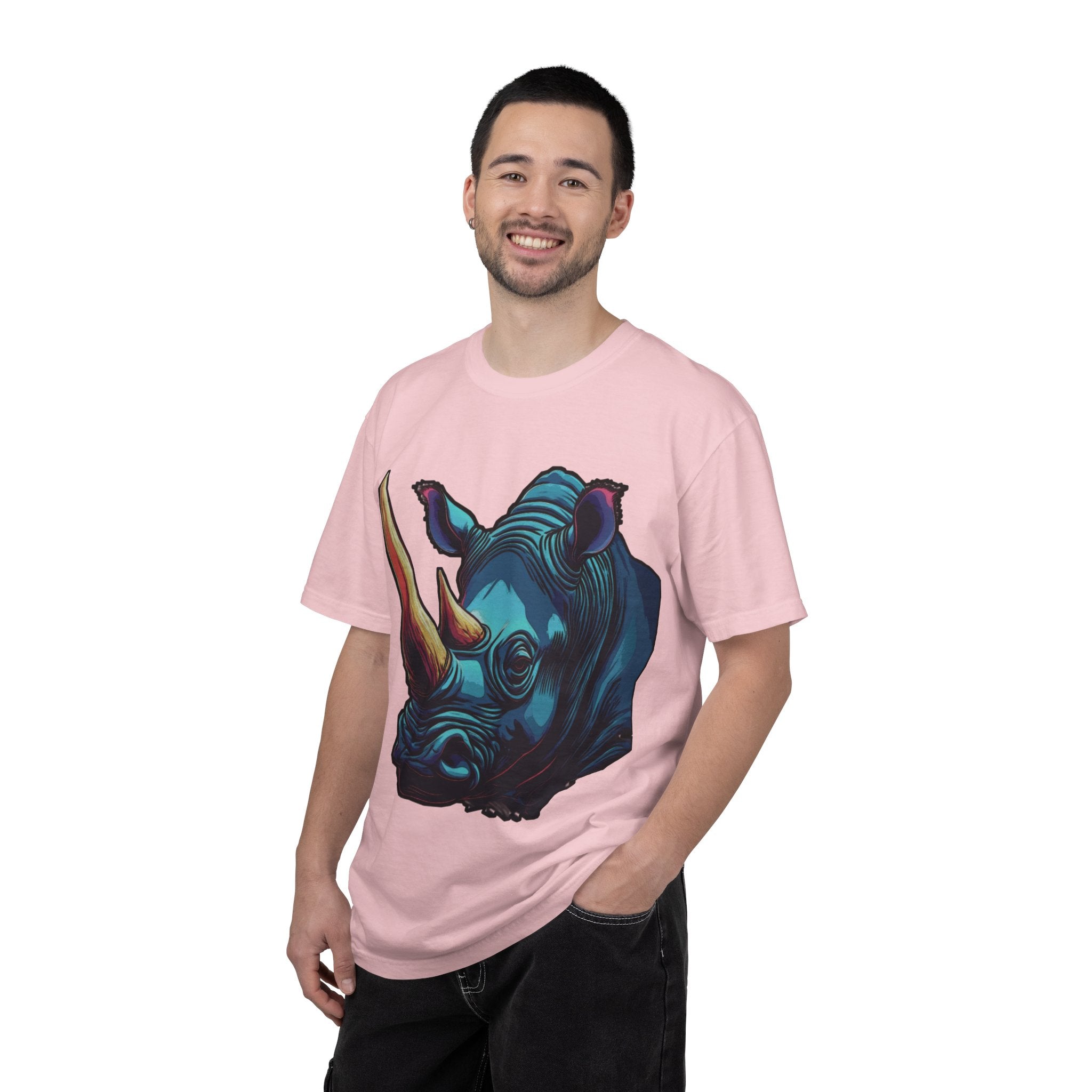 "Rhino Head" Graphic T-Shirt — Bold Animal
