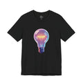 "Bright Ideas" Retro Neon Light Bulb Graphic Tee