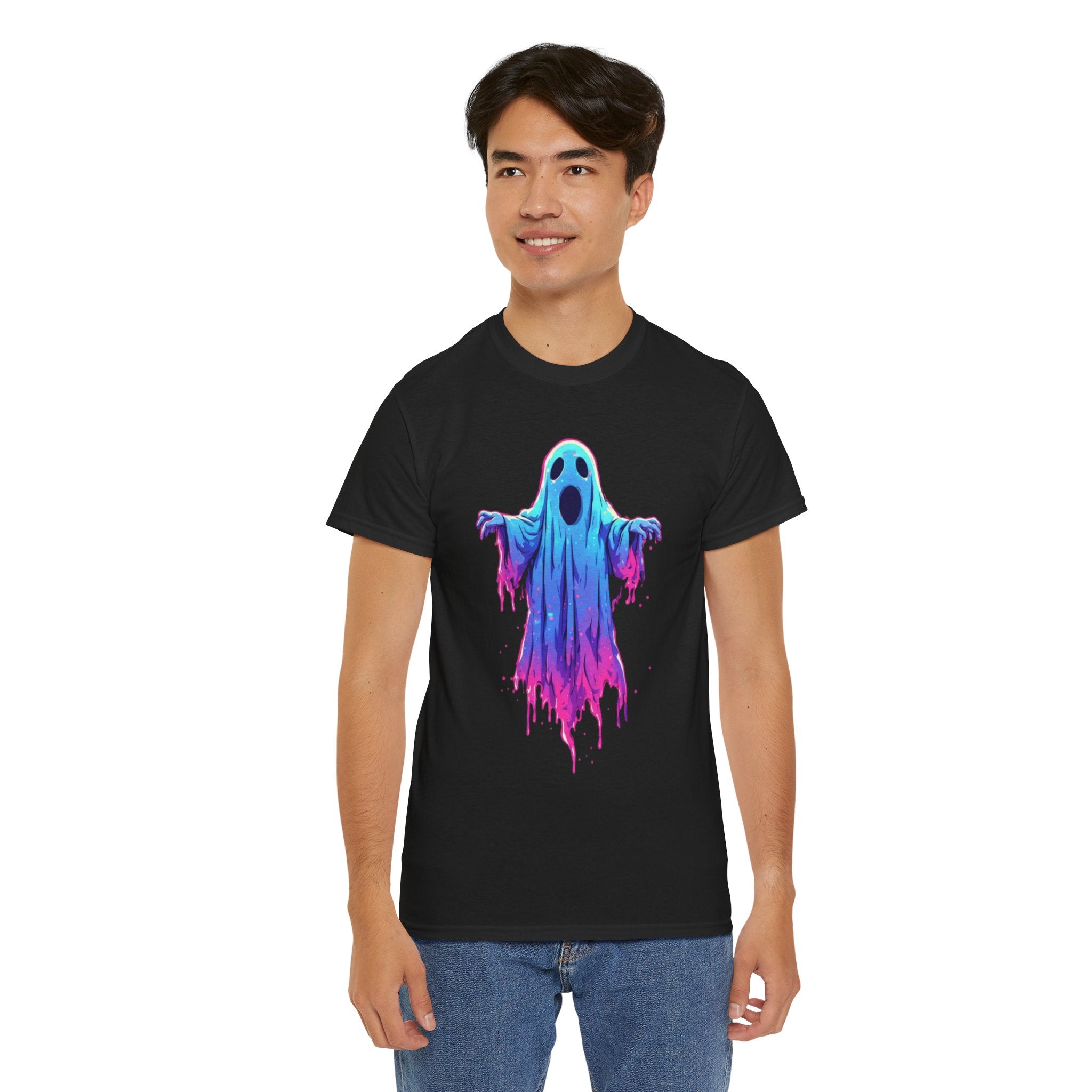 "Ghost Drip" Neon Ghost Graphic Tee