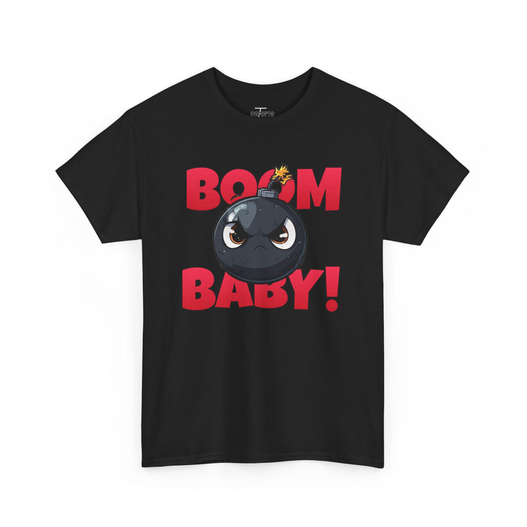 "Boom Baby!" Retro Cartoon Bomb Graphic Tee