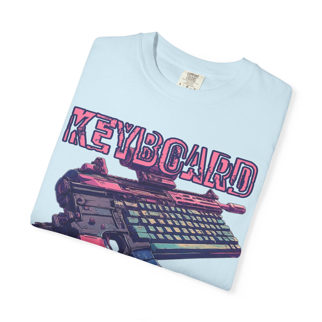 "Keyboard Warrior" Pink Graphic Tee
