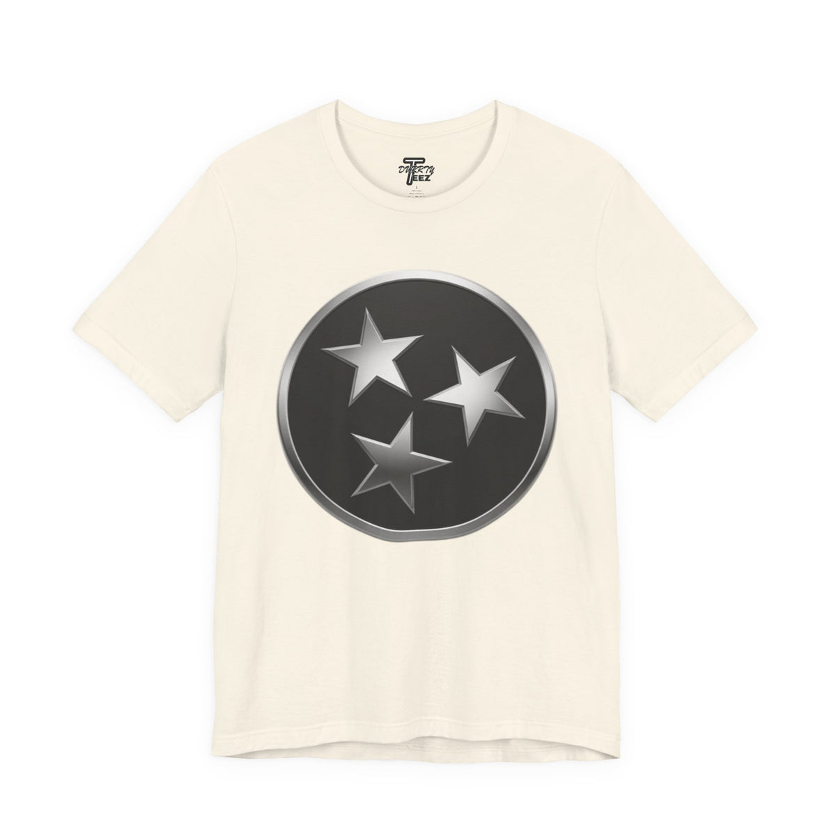 "Tennessee Pride" Metallic Black State Emblem Graphic Tee