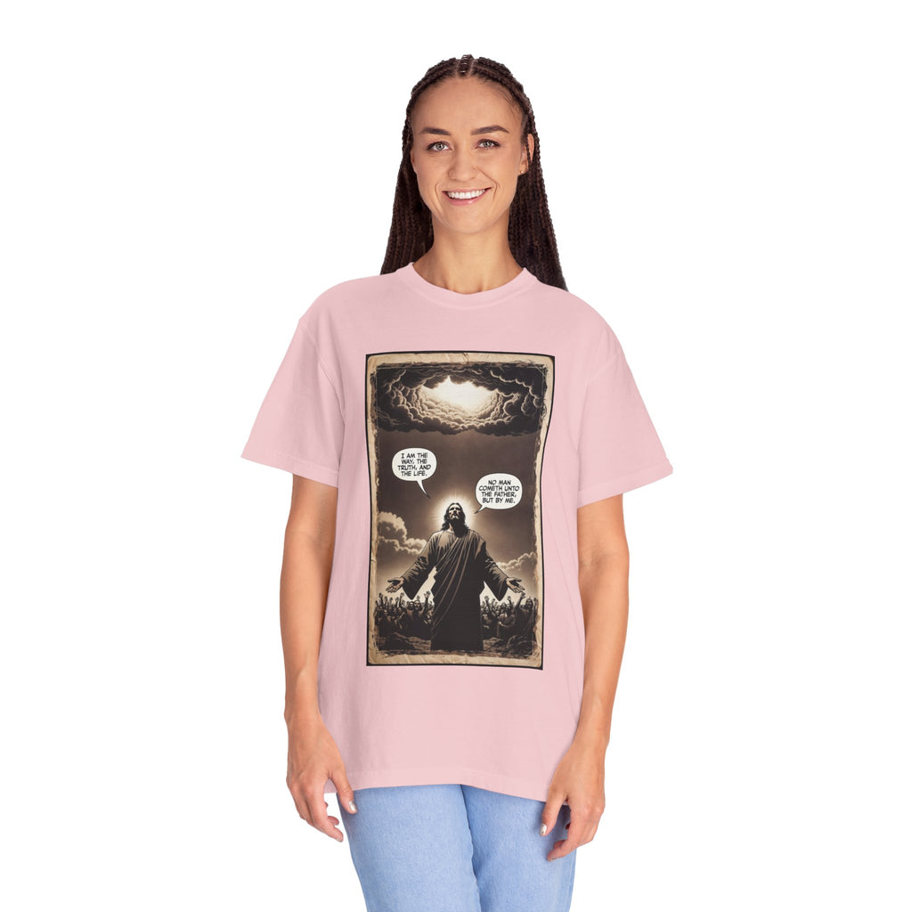 Jesus Comic Panel "I Am The Way" Graphic Tee