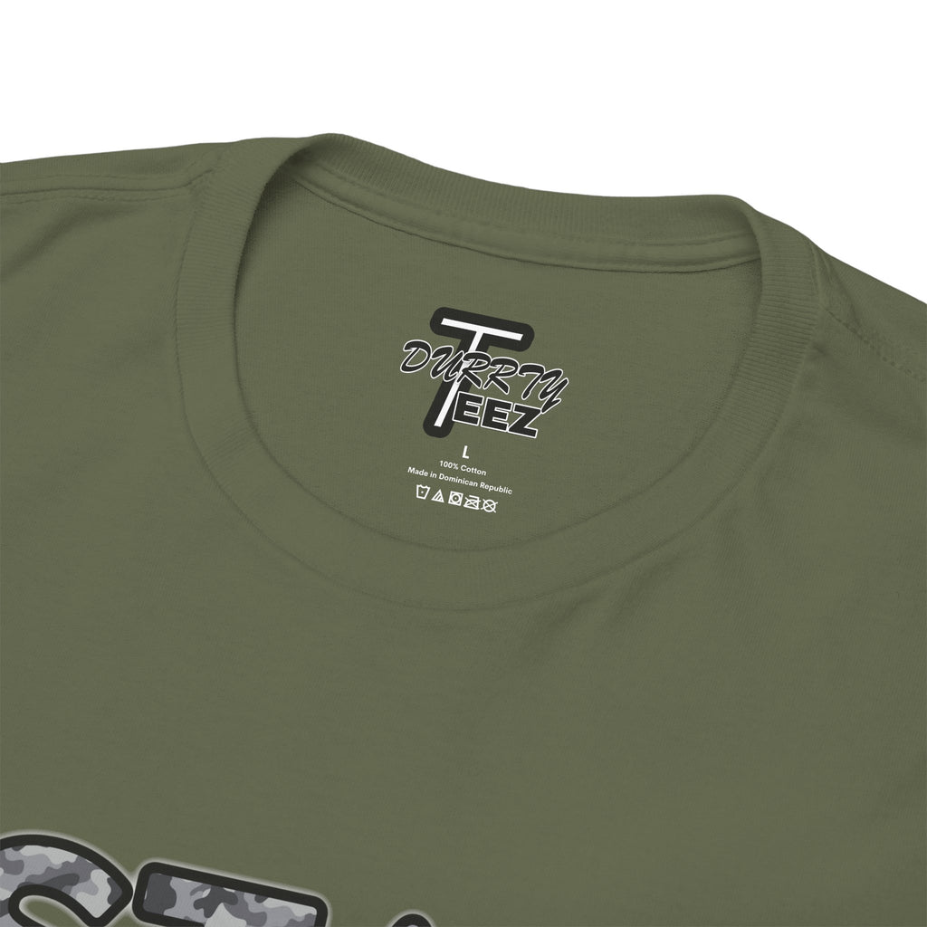 "Stay Based!" Urban Camo Graphic Tee