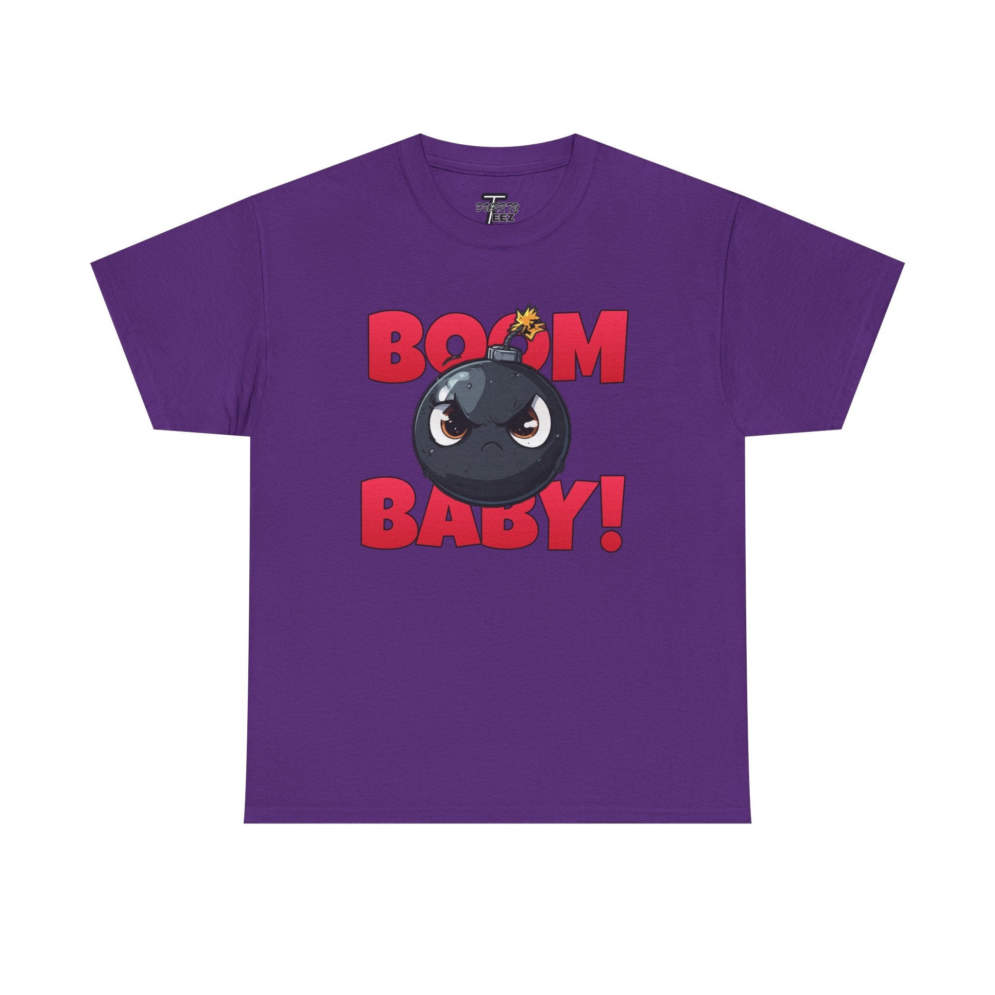 "Boom Baby!" Retro Cartoon Bomb Graphic Tee
