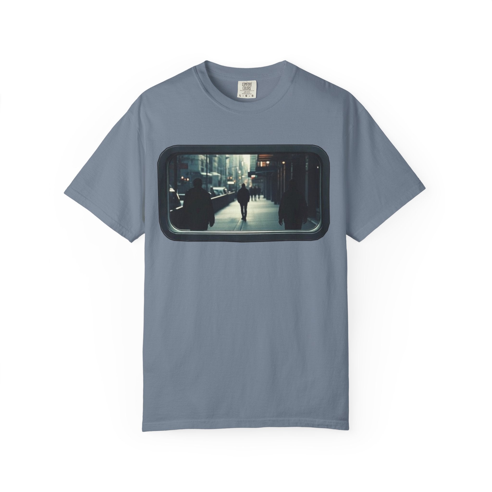 "Outside My Window" Urban Night Commuter Graphic Tee