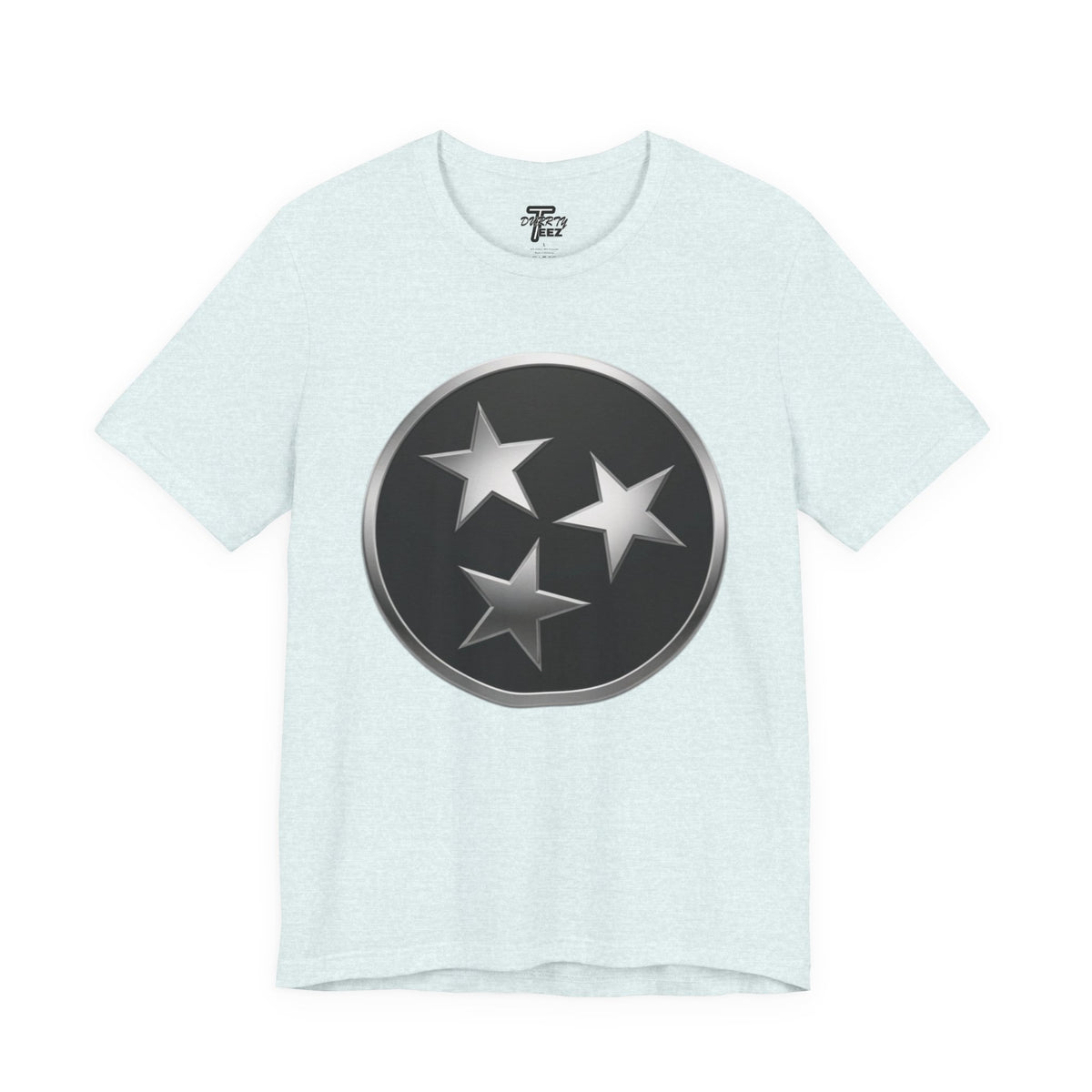 "Tennessee Pride" Metallic Black State Emblem Graphic Tee