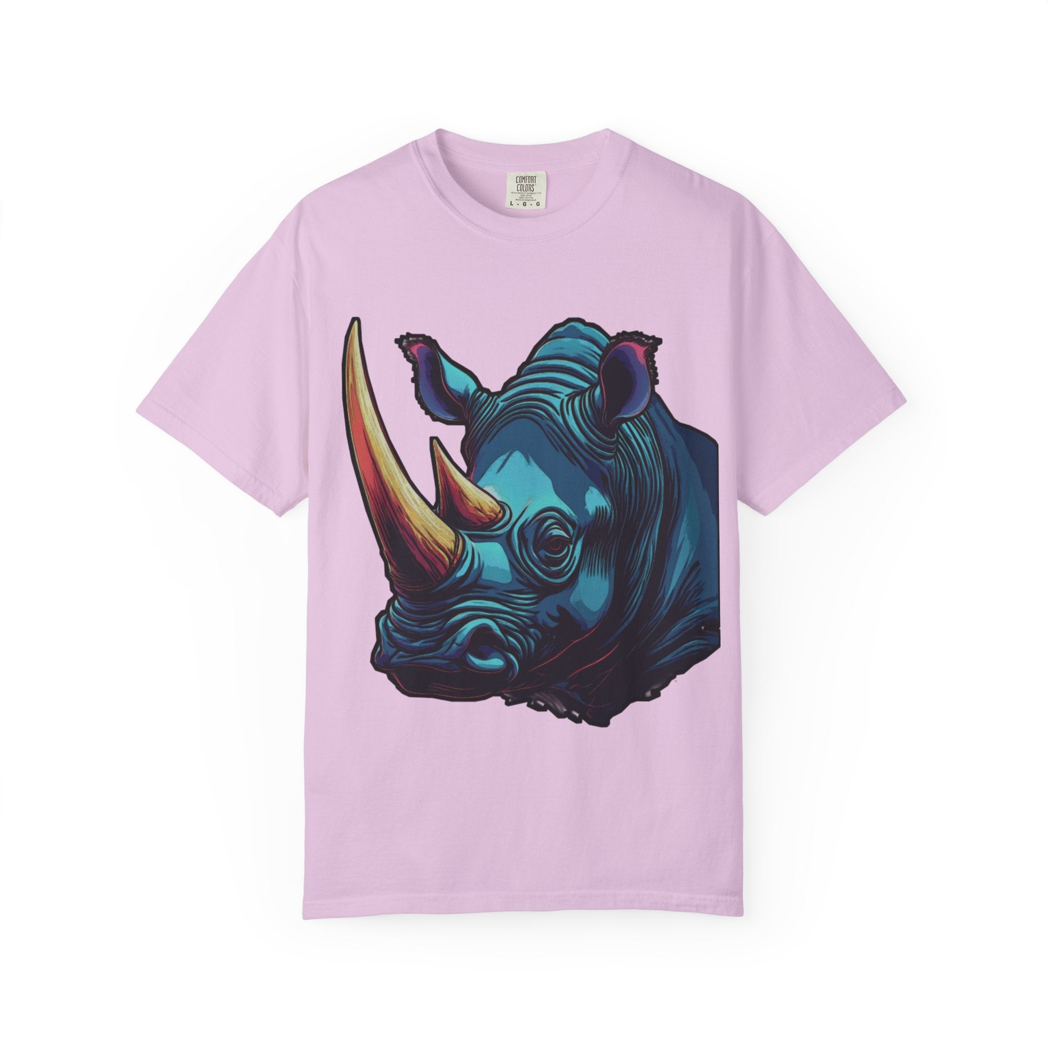 "Rhino Head" Graphic T-Shirt — Bold Animal
