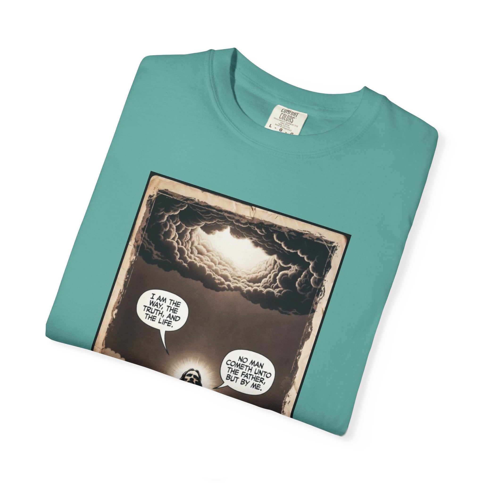 Jesus Comic Panel "I Am The Way" Graphic Tee
