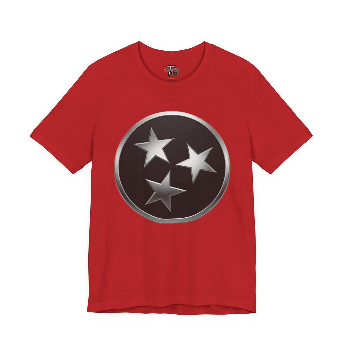 "Tennessee Pride" Metallic Black State Emblem Graphic Tee