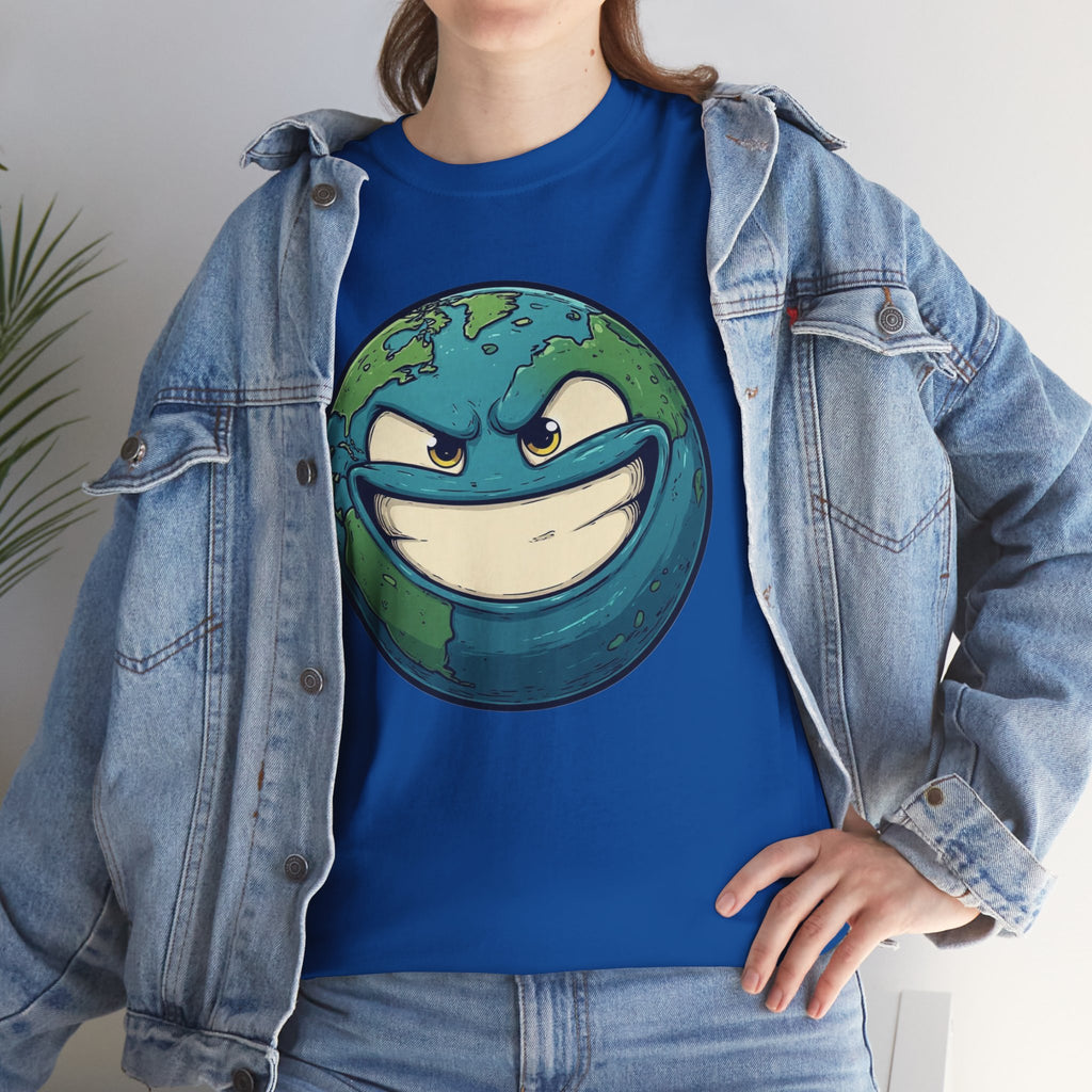 "Smirking Earth" Graphic Tee