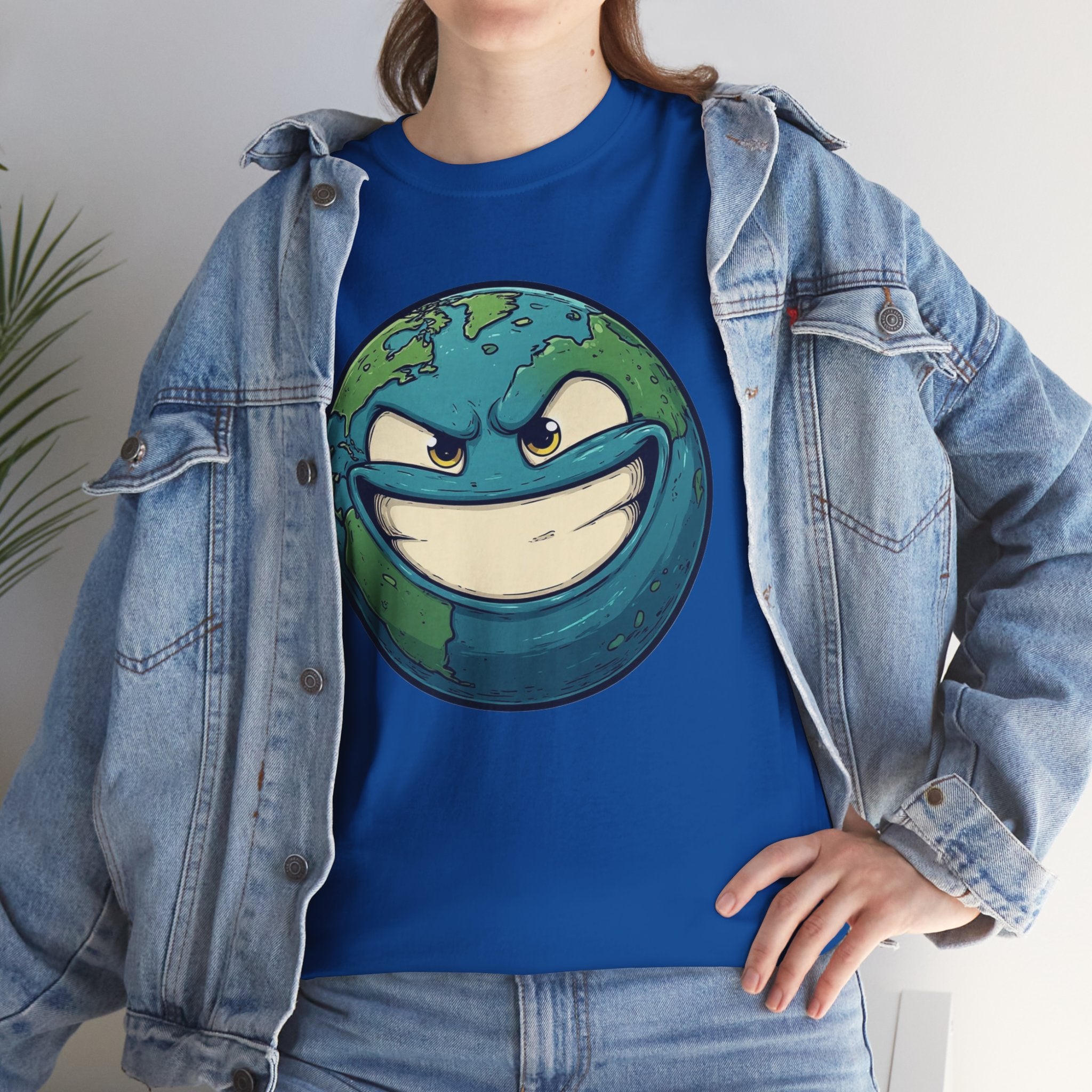"Smirking Earth" Graphic Tee