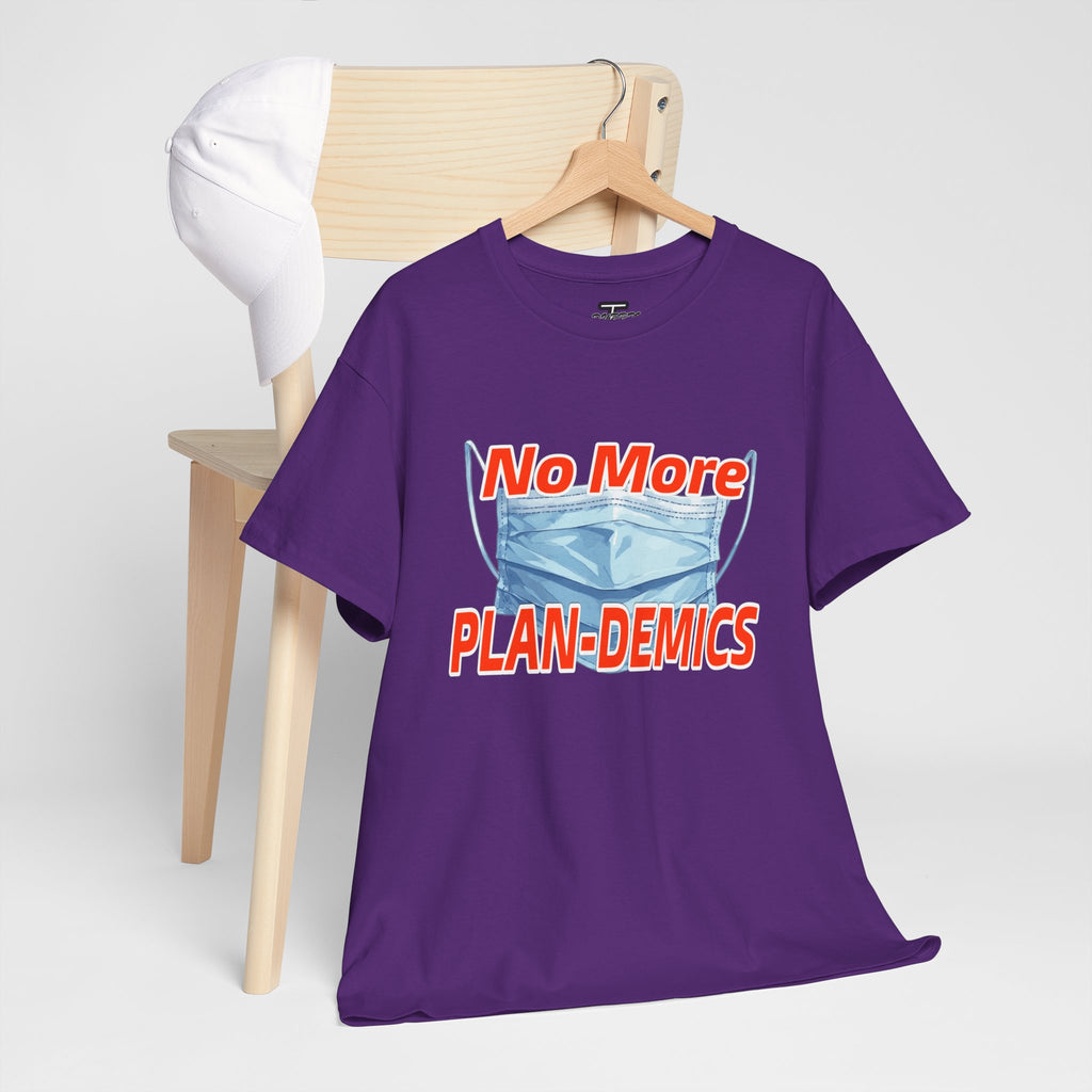 "No More PLAN-DEMICS" Mask Protest Graphic Tee