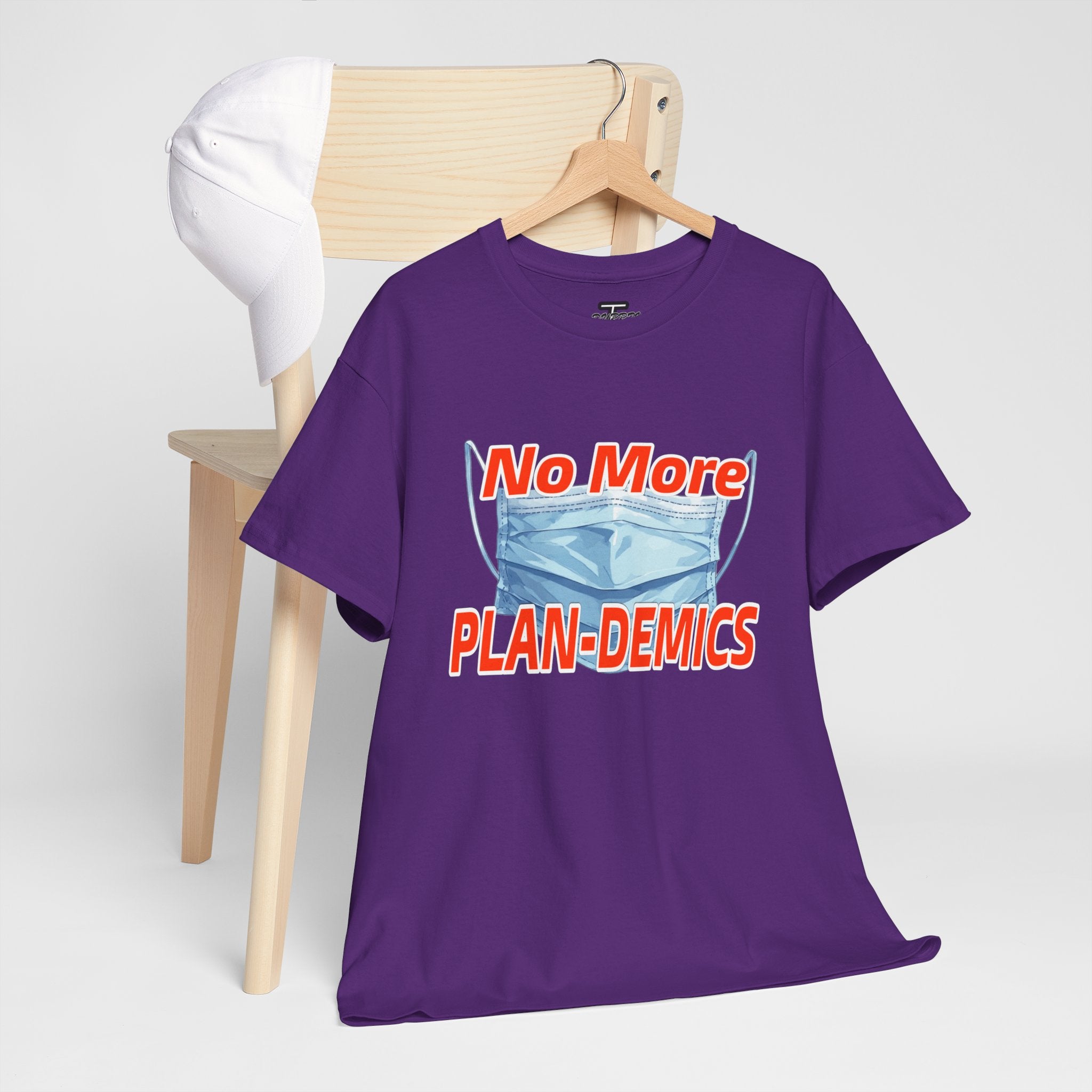 "No More PLAN-DEMICS" Mask Protest Graphic Tee